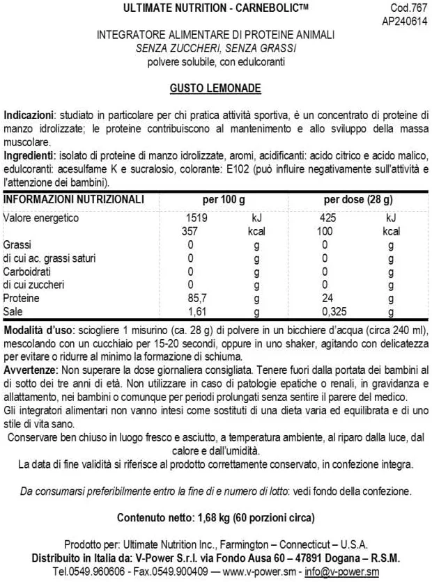 پودر پروتئین ایزوله گوشت گاو هیدرولیز شده کارنوبولیک آلتیمیت نوتریشن - مناسب برای رژیم پالئو و کتو - بدون کربوهیدرات، بدون شکر یا سویا، بدون گلوتن و لاکتوز، طعم لیموناد، 60 سروینگ پودر پروتئین ایزوله گوشت گاو هیدرولیز شده کارنوبولیک آلتیمیت نوتریشن - مناسب برای رژیم پالئو و کتو - بدون کربوهیدرات، بدون شکر یا سویا، بدون گلوتن و لاکتوز، طعم لیموناد، 60 سروینگ