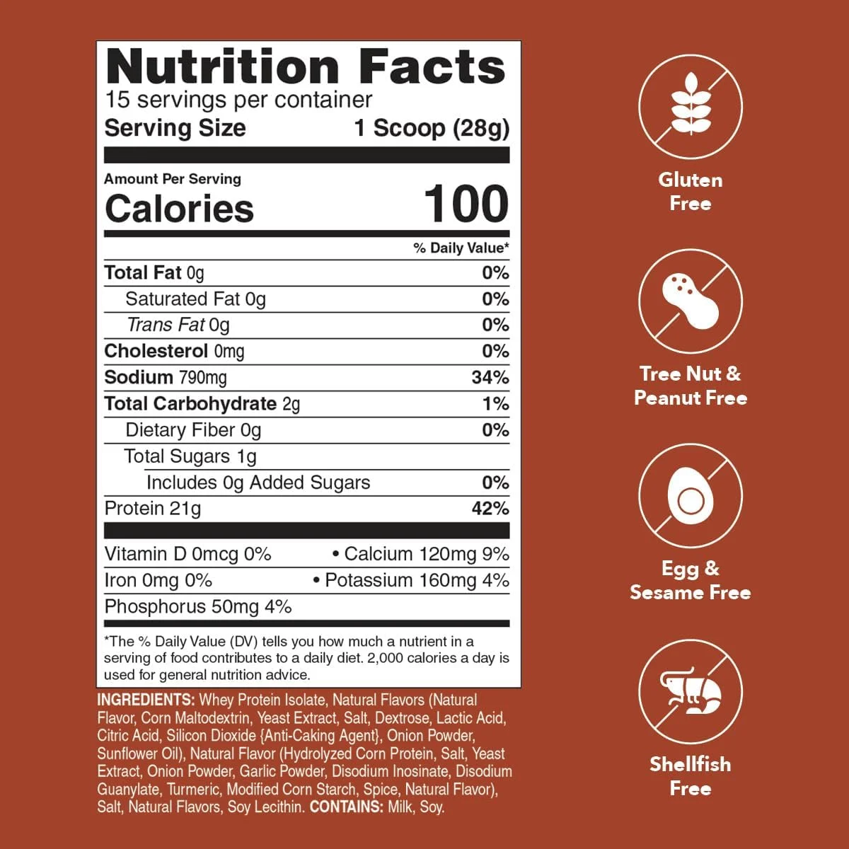 پودر پروتئین وی آنجوری | سوپ پروتئین بالا با طعم گوشت و سبزیجات | ۲۱ گرم پودر پروتئین وی ایزوله ۱۰۰% | کم کربوهیدرات و بدون لاکتوز | بدون گلوتن | دارای گواهی کوشر | ۱۵ سروینگ پودر پروتئین وی آنجوری | سوپ پروتئین بالا با طعم گوشت و سبزیجات | ۲۱ گرم پودر پروتئین وی ایزوله ۱۰۰% | کم کربوهیدرات و بدون لاکتوز | بدون گلوتن | دارای گواهی کوشر | ۱۵ سروینگ