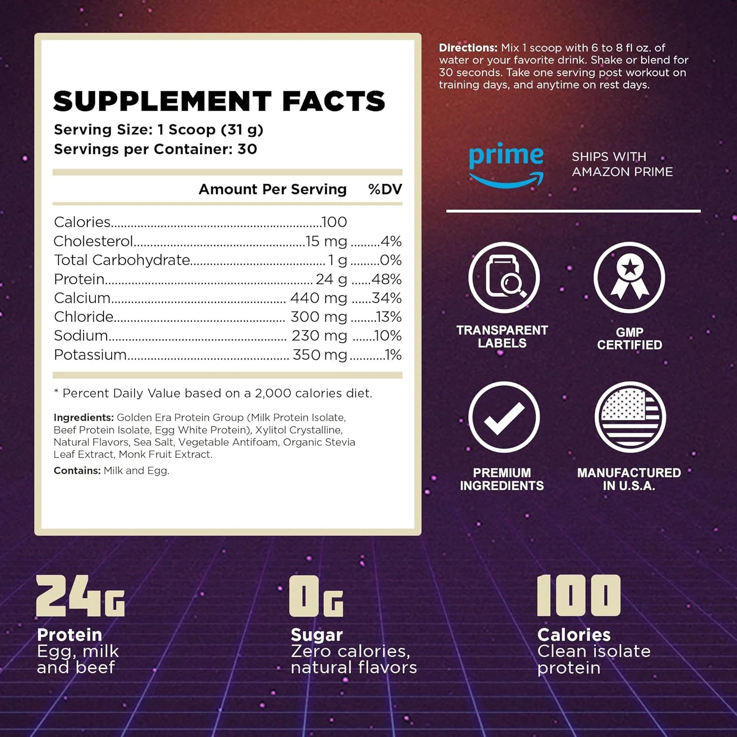 پودر پروتئین ایزوله برای عضله سازی مردان و زنان - نوشیدنی ریکاوری بعد از تمرین و هر زمان - منابع پروتئین ایزوله ممتاز: تخم مرغ، شیر، گوشت گاو - طعم میلک شیک وانیلی - 2.1 پوند پودر پروتئین ایزوله برای عضله سازی مردان و زنان - نوشیدنی ریکاوری بعد از تمرین و هر زمان - منابع پروتئین ایزوله ممتاز: تخم مرغ، شیر، گوشت گاو - طعم میلک شیک وانیلی - 2.1 پوند