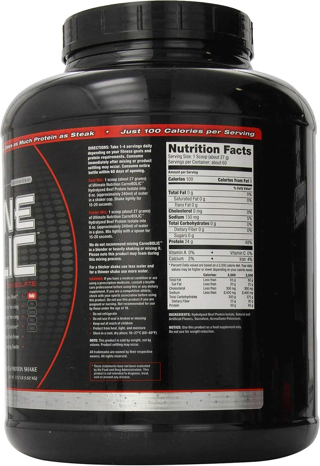 پودر پروتئین گوشت گاو کارنه بولیک آلتیمیت نوتریشن، شیک های پروتئینی بدون لاکتوز، مناسب برای رژیم های پالئو و کتو بدون شکر یا کربوهیدرات، پودر ایزوله کم کالری، پروتئین هیدرولیز شده، 60 سروینگ، وانیلی پودر پروتئین گوشت گاو کارنه بولیک آلتیمیت نوتریشن، شیک های پروتئینی بدون لاکتوز، مناسب برای رژیم های پالئو و کتو بدون شکر یا کربوهیدرات، پودر ایزوله کم کالری، پروتئین هیدرولیز شده، 60 سروینگ، وانیلی