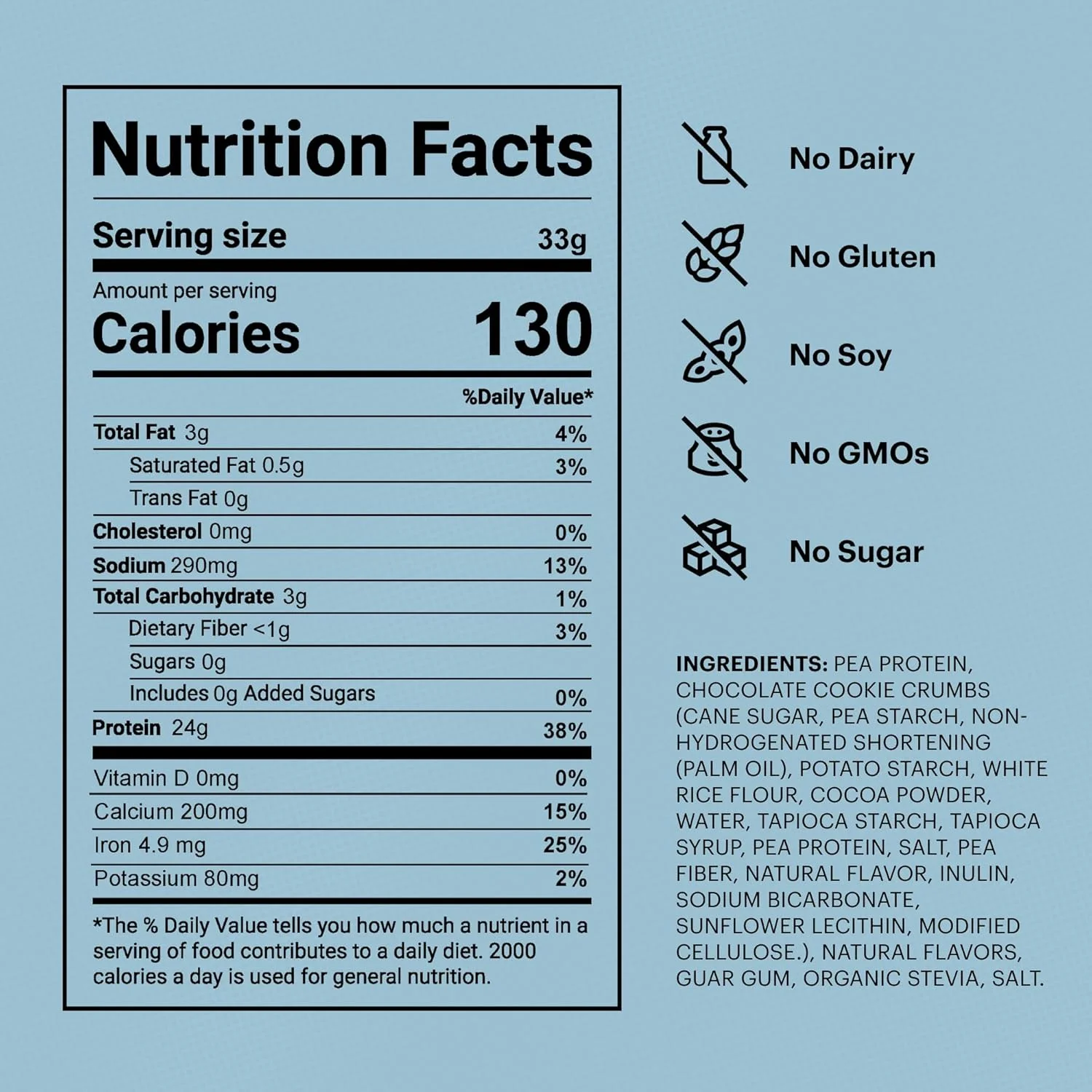 پودر پروتئین گیاهی TB12 از تام بردی، 24 گرم پروتئین نخود فرنگی وگان، کم شکر، کم کربوهیدرات، غیر GMO، جایگزین وعده غذایی، مناسب برای کتو، پالئو، بدون شکر، طعم کوکی و خامه (30 سروینگ) پودر پروتئین گیاهی TB12 از تام بردی، 24 گرم پروتئین نخود فرنگی وگان، کم شکر، کم کربوهیدرات، غیر GMO، جایگزین وعده غذایی، مناسب برای کتو، پالئو، بدون شکر، طعم کوکی و خامه (30 سروینگ)