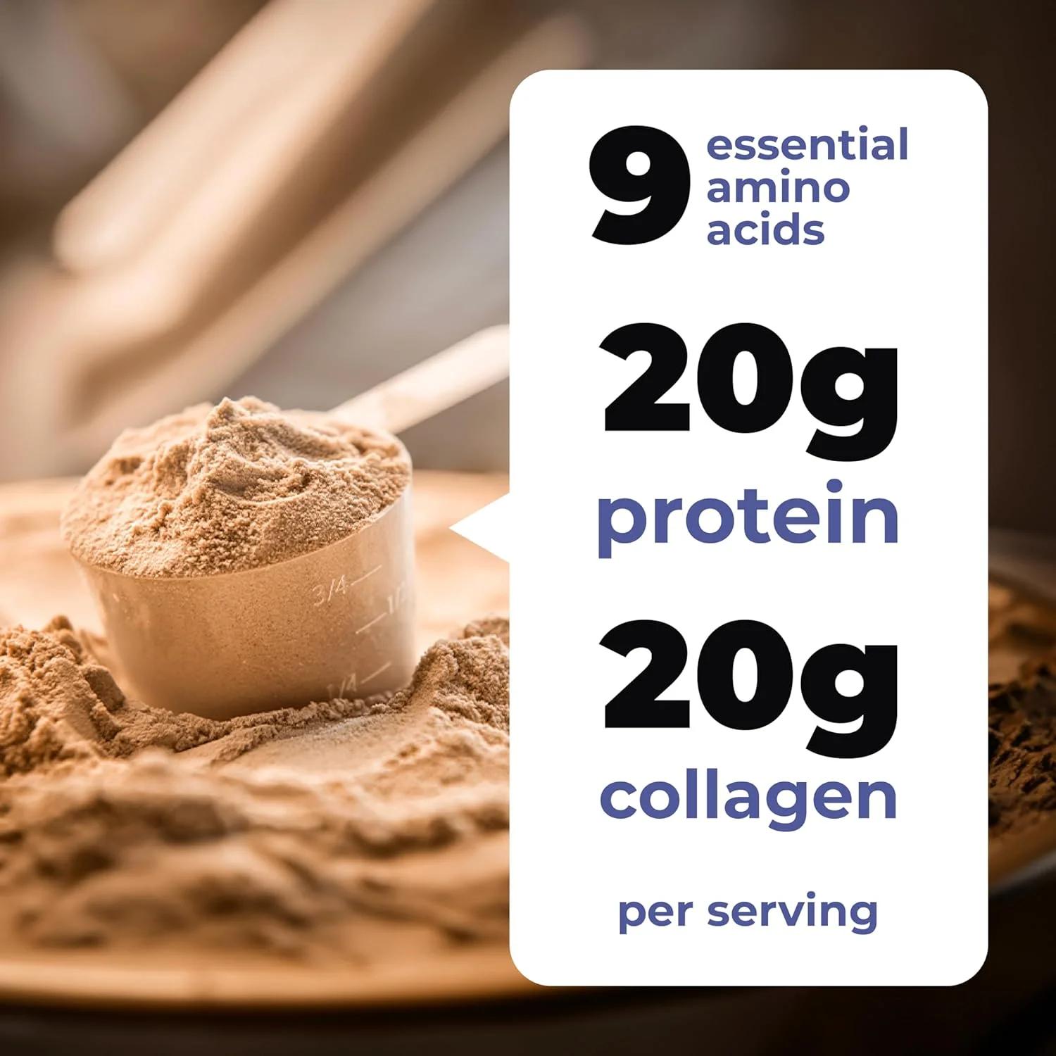 پودر پروتئین آب قلم گاو - پودر کلاژن خالص شده با 9 آمینو اسید برای سلامت عضلات و پوست - طعم شکلات غنی برای یک تجربه خوشمزه و مغذی پودر پروتئین آب قلم گاو - پودر کلاژن خالص شده با 9 آمینو اسید برای سلامت عضلات و پوست - طعم شکلات غنی برای یک تجربه خوشمزه و مغذی