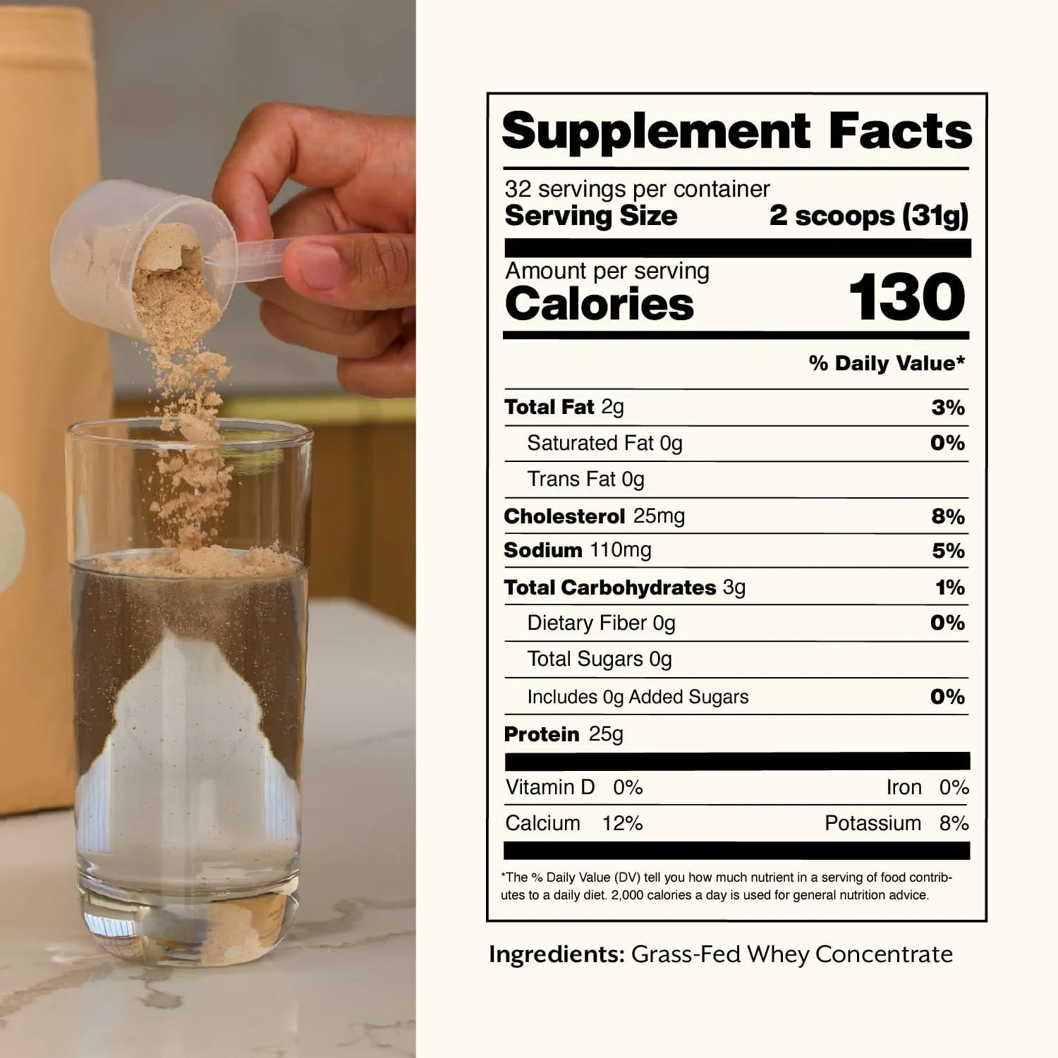 پودر پروتئین وی پرومیکس نوتریشن، تغذیه شده با علف، بدون شیرین کننده، بدون هورمون - 25 گرم پروتئین در هر وعده، بدون شکر، بدون سویا، بدون طعم - 32 وعده پودر پروتئین وی پرومیکس نوتریشن، تغذیه شده با علف، بدون شیرین کننده، بدون هورمون - 25 گرم پروتئین در هر وعده، بدون شکر، بدون سویا، بدون طعم - 32 وعده