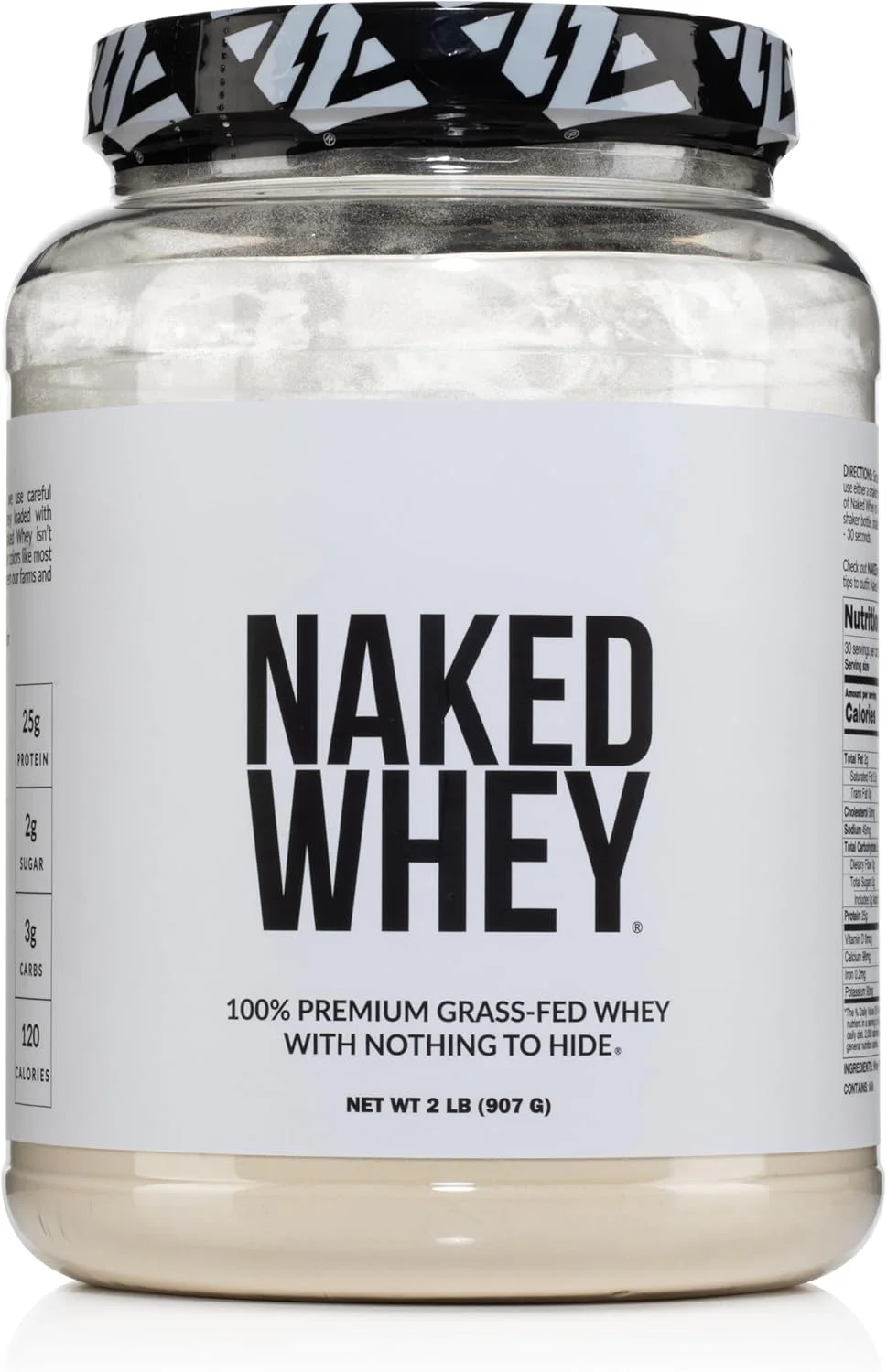 پروتئین وی بدون طعم NAKED Whey، تهیه شده از شیر گاوهای تغذیه شده با علف، 907 گرم - تنها با یک ماده اولیه، بدون گلوتن، بدون سویا، بدون GMO و بدون مواد نگهدارنده پروتئین وی بدون طعم NAKED Whey، تهیه شده از شیر گاوهای تغذیه شده با علف، 907 گرم - تنها با یک ماده اولیه، بدون گلوتن، بدون سویا، بدون GMO و بدون مواد نگهدارنده