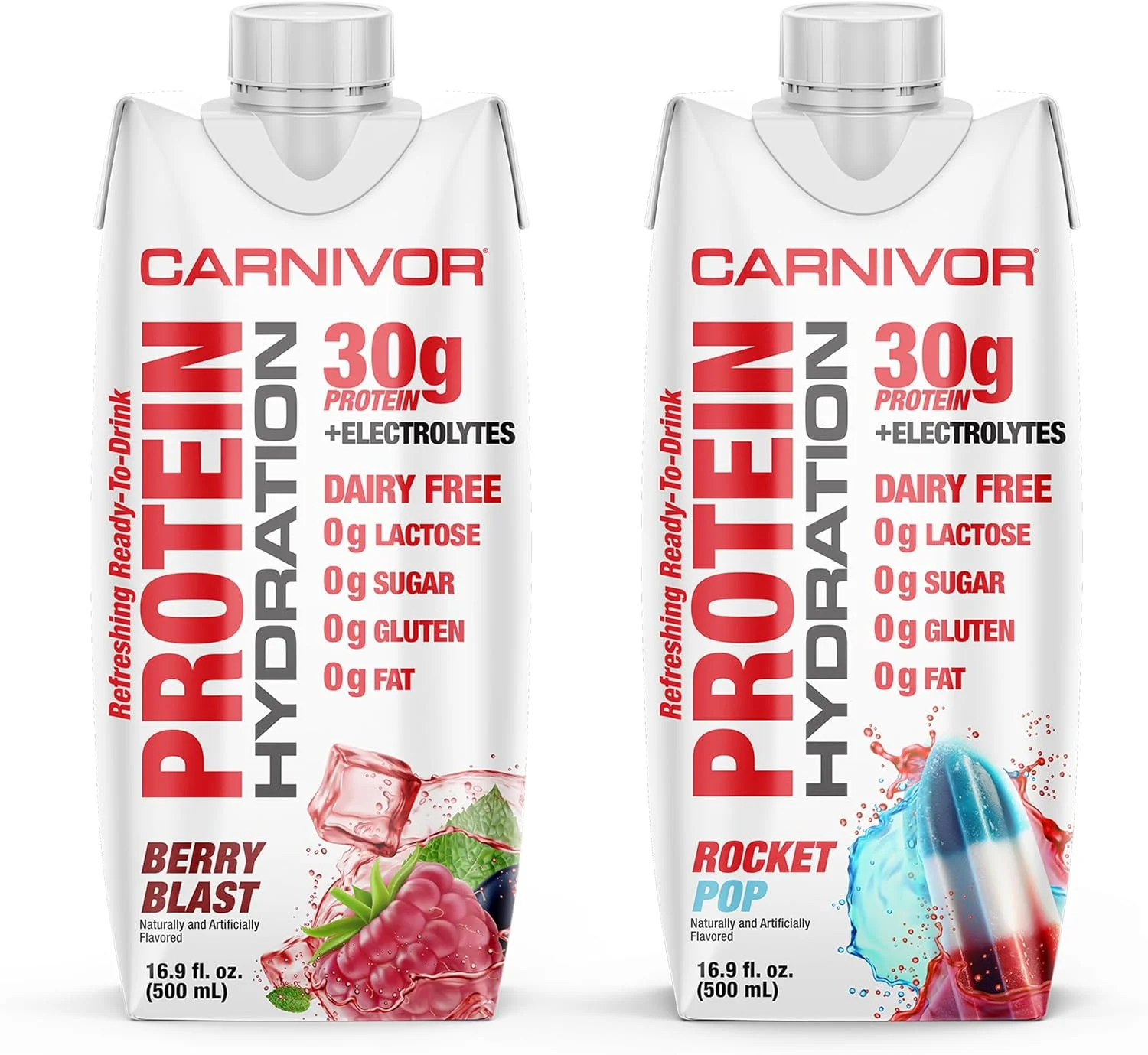 نوشیدنی پروتئینی آماده مصرف MuscleMeds Carnivor، نوشیدنی طراوت بخش، 30 گرم پروتئین ایزوله، بدون لاکتوز، بدون شکر، حاوی الکترولیت، دارای گواهی حلال، طعم پاپ موشکی، انفجار توت 500 میلی لیتر، مایع (بسته 2 عددی) نوشیدنی پروتئینی آماده مصرف MuscleMeds Carnivor، نوشیدنی طراوت بخش، 30 گرم پروتئین ایزوله، بدون لاکتوز، بدون شکر، حاوی الکترولیت، دارای گواهی حلال، طعم پاپ موشکی، انفجار توت 500 میلی لیتر، مایع (بسته 2 عددی)