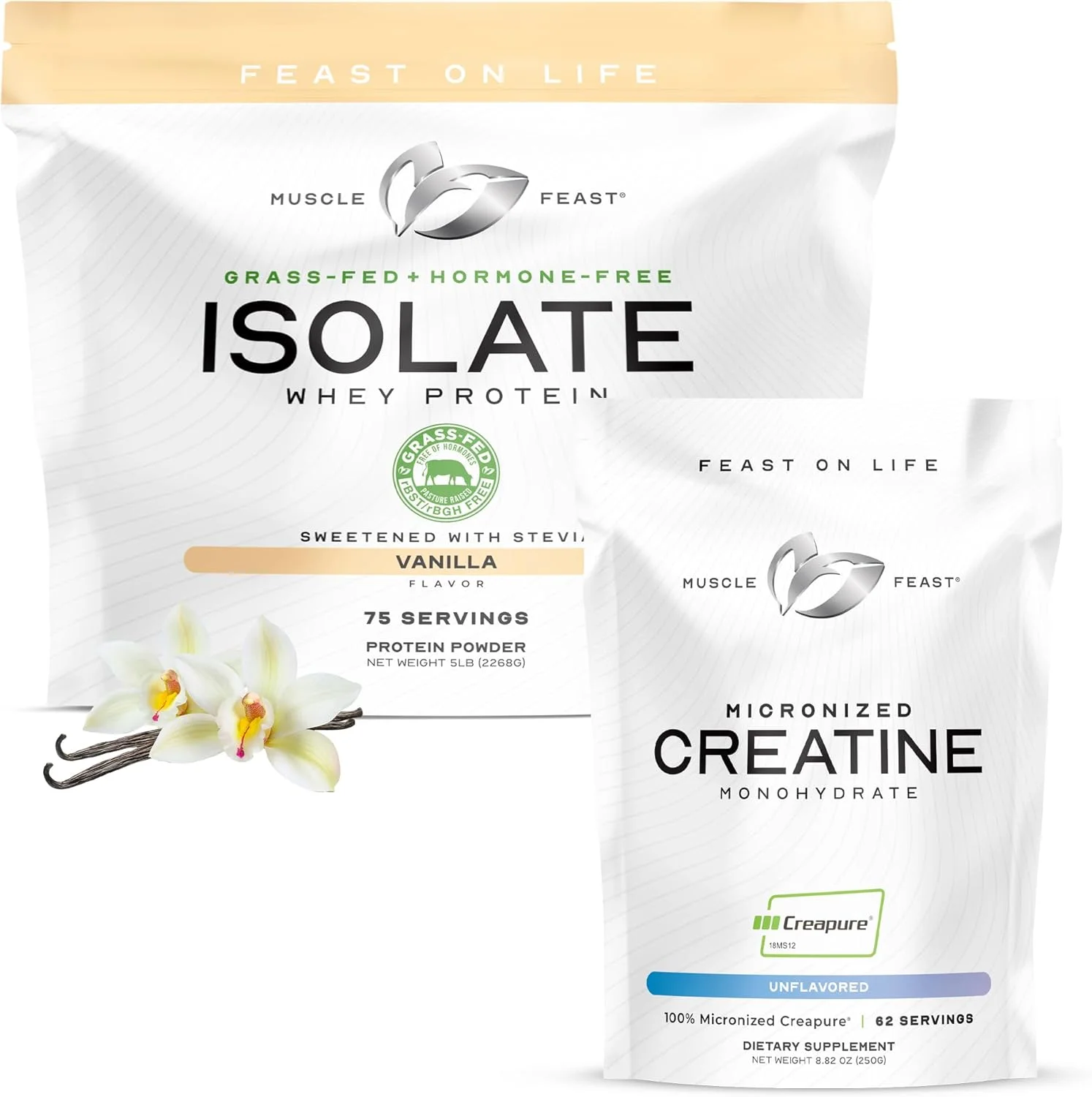 بسته ترکیبی ماسل فیست – مخلوط پروتئین وی (وانیلی، ۲.۲ کیلوگرم) + کراتین مونوهیدرات میکرونیزه Creapure (بدون طعم، ۲۵۰ گرم) – ۱ عدد از هر کدام بسته ترکیبی ماسل فیست – مخلوط پروتئین وی (وانیلی، ۲.۲ کیلوگرم) + کراتین مونوهیدرات میکرونیزه Creapure (بدون طعم، ۲۵۰ گرم) – ۱ عدد از هر کدام