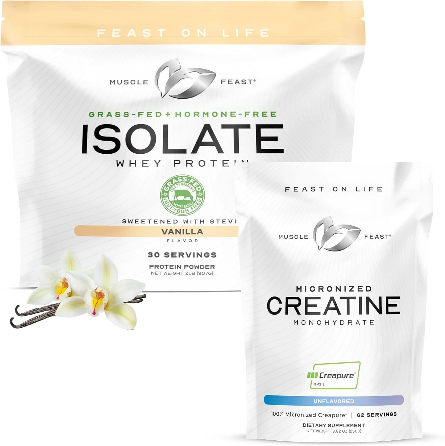 بسته ماهیچه فست – پروتئین وی ایزوله (وانیلی، ۹۰۰ گرم) + کراتین مونوهیدرات میکرونیزه (بدون طعم، ۲۵۰ گرم) – ۱ عدد از هر کدام بسته ماهیچه فست – پروتئین وی ایزوله (وانیلی، ۹۰۰ گرم) + کراتین مونوهیدرات میکرونیزه (بدون طعم، ۲۵۰ گرم) – ۱ عدد از هر کدام