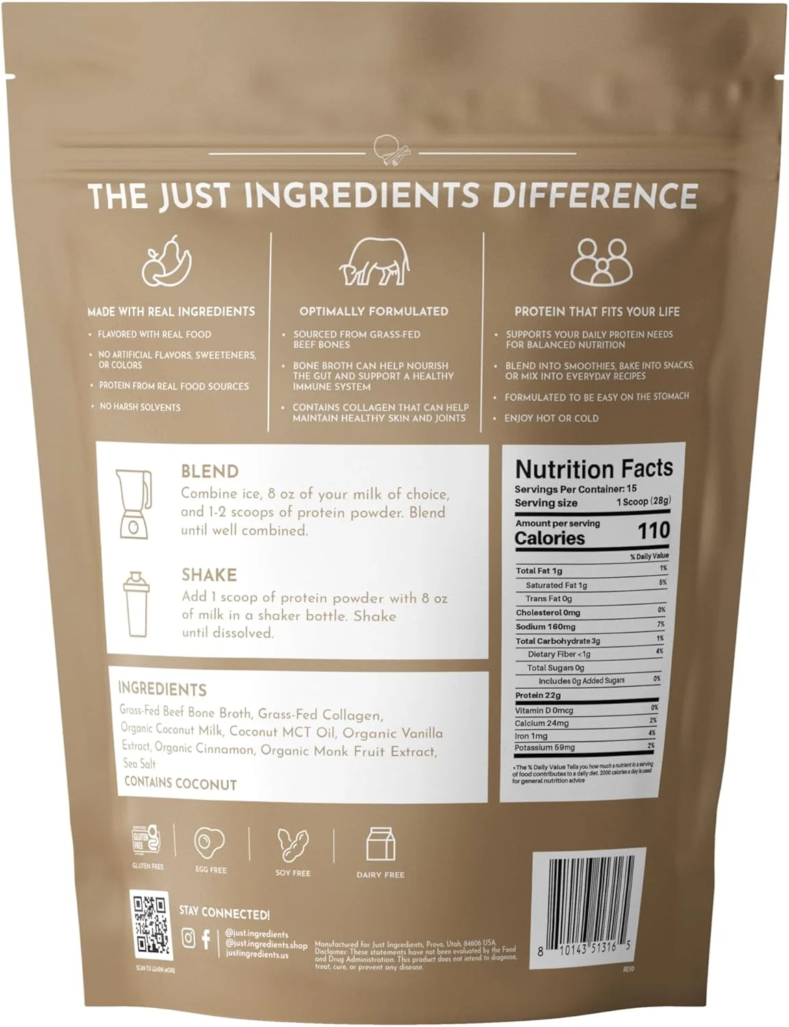 پودر پروتئین آب قلم – اسنیکردودل | 15 سروینگ | 21 گرم پروتئین تغذیه شده با علف در هر سروینگ | بدون لبنیات | کلاژن برای حمایت از روده، پوست و مفاصل | ساخته شده با مواد غذایی واقعی پودر پروتئین آب قلم – اسنیکردودل | 15 سروینگ | 21 گرم پروتئین تغذیه شده با علف در هر سروینگ | بدون لبنیات | کلاژن برای حمایت از روده، پوست و مفاصل | ساخته شده با مواد غذایی واقعی