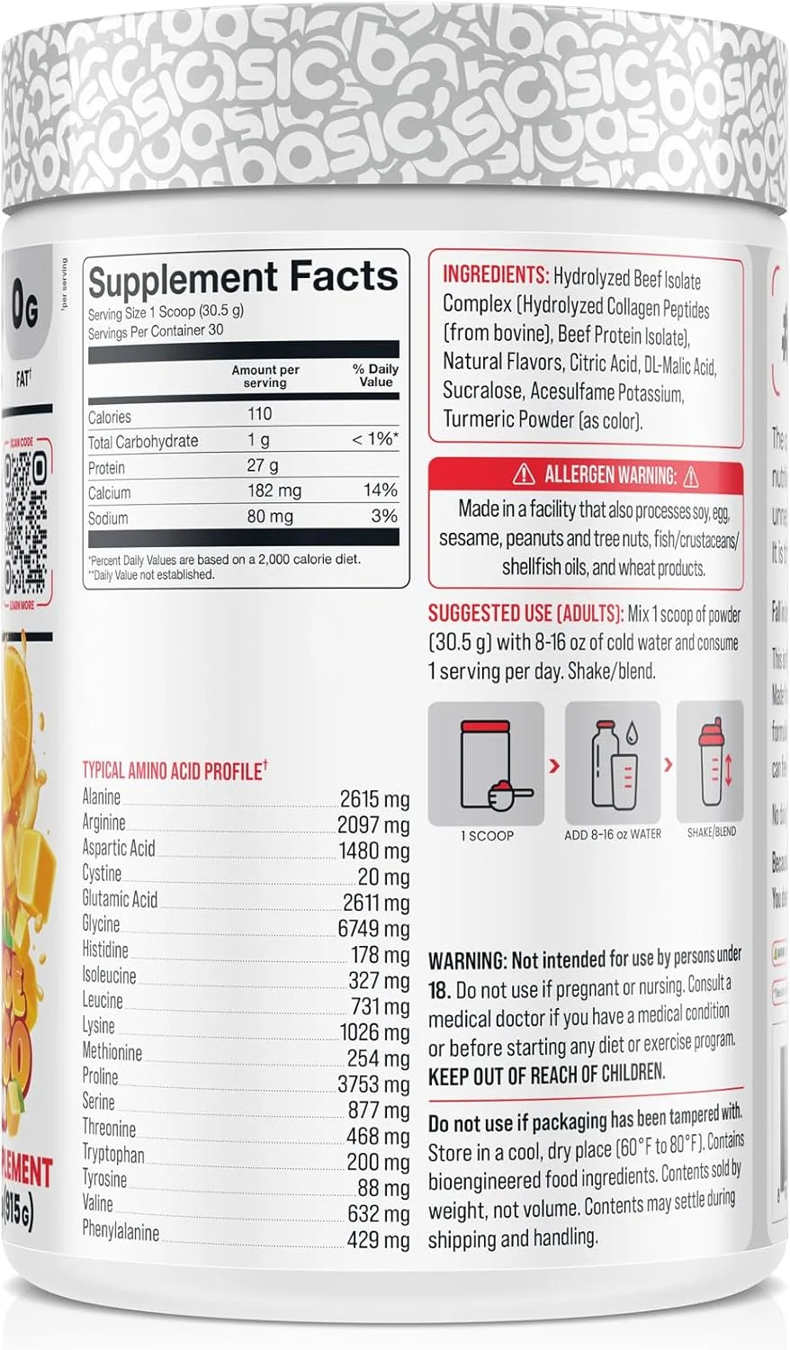 پودر پروتئین ایزوله گوشت گاو هیدرولیز شده، 27 گرم پروتئین، 9 اسید آمینه ضروری، بدون چربی، بدون لبنیات، بدون قند، بدون لاکتوز، پشتیبانی از سنتز پروتئین عضلانی پودر پروتئین ایزوله گوشت گاو هیدرولیز شده، 27 گرم پروتئین، 9 اسید آمینه ضروری، بدون چربی، بدون لبنیات، بدون قند، بدون لاکتوز، پشتیبانی از سنتز پروتئین عضلانی