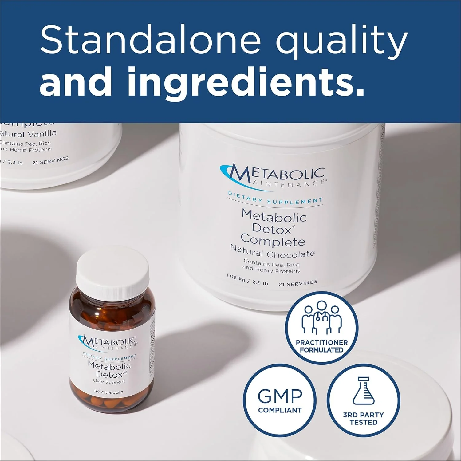 شیک کامل سم زدای متابولیک Metabolic Maintenance با طعم شکلات - 20 گرم پروتئین گیاهی غیر تراریخته، امگا 3، مواد مغذی + خار مریم - پودر پشتیبانی از پاکسازی کبد - (1.04 کیلوگرم / 30 سروینگ) شیک کامل سم زدای متابولیک Metabolic Maintenance با طعم شکلات - 20 گرم پروتئین گیاهی غیر تراریخته، امگا 3، مواد مغذی + خار مریم - پودر پشتیبانی از پاکسازی کبد - (1.04 کیلوگرم / 30 سروینگ)