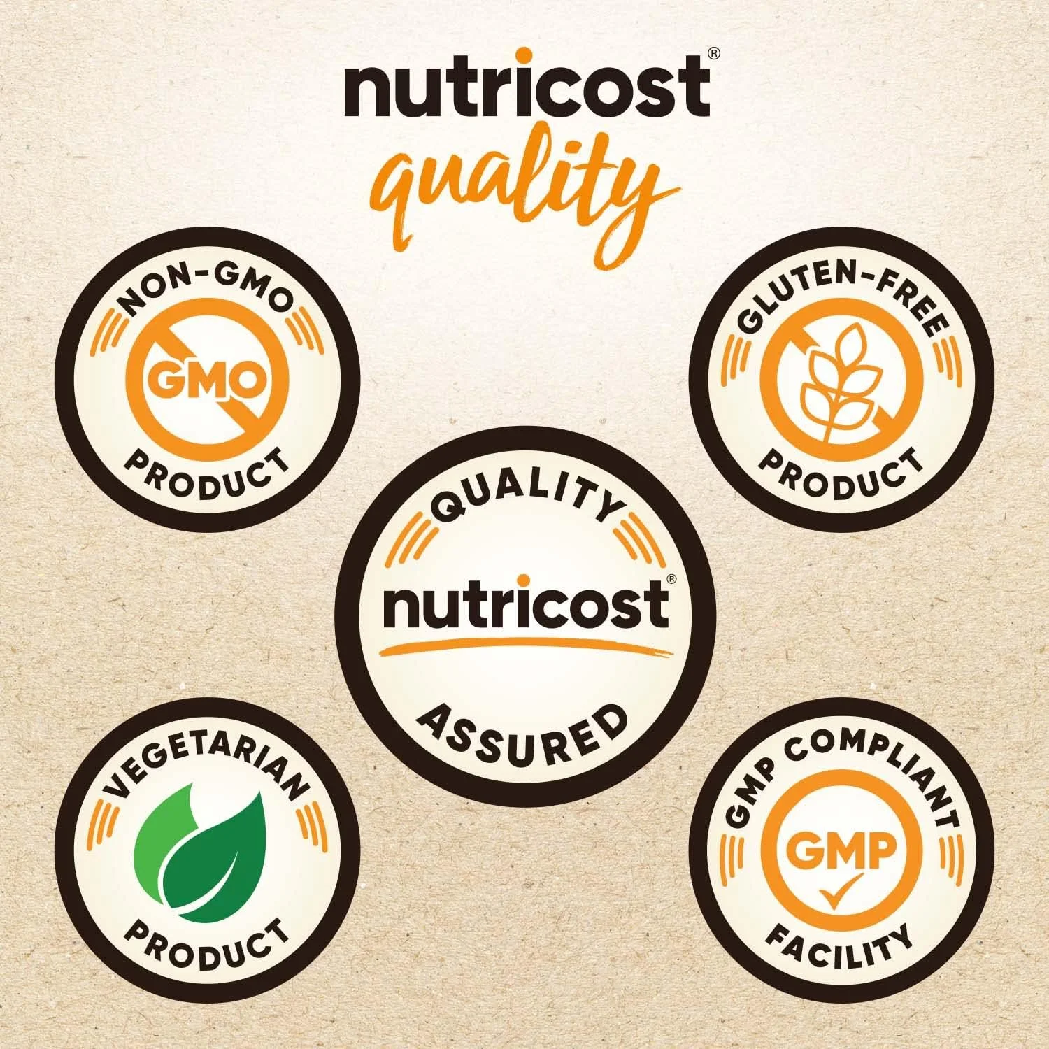پروتئین وگان ارگانیک شکلاتی Nutricost (۹۰۰ گرم) - بدون گلوتن، بدون GMO