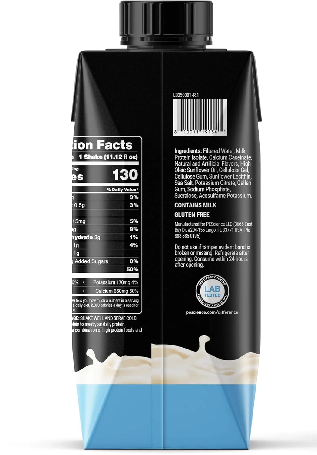 نوشیدنی پروتئینی آماده مصرف PEScience Select، مخلوط 25 گرمی وی و کازئین، نوشیدنی پروتئینی بالا، بدون گلوتن، مناسب کتو، 0 گرم شکر، جایگزین غذایی کم کربوهیدرات، طعم وانیلی کاپ کیک - بسته 12 عددی نوشیدنی پروتئینی آماده مصرف PEScience Select، مخلوط 25 گرمی وی و کازئین، نوشیدنی پروتئینی بالا، بدون گلوتن، مناسب کتو، 0 گرم شکر، جایگزین غذایی کم کربوهیدرات، طعم وانیلی کاپ کیک - بسته 12 عددی