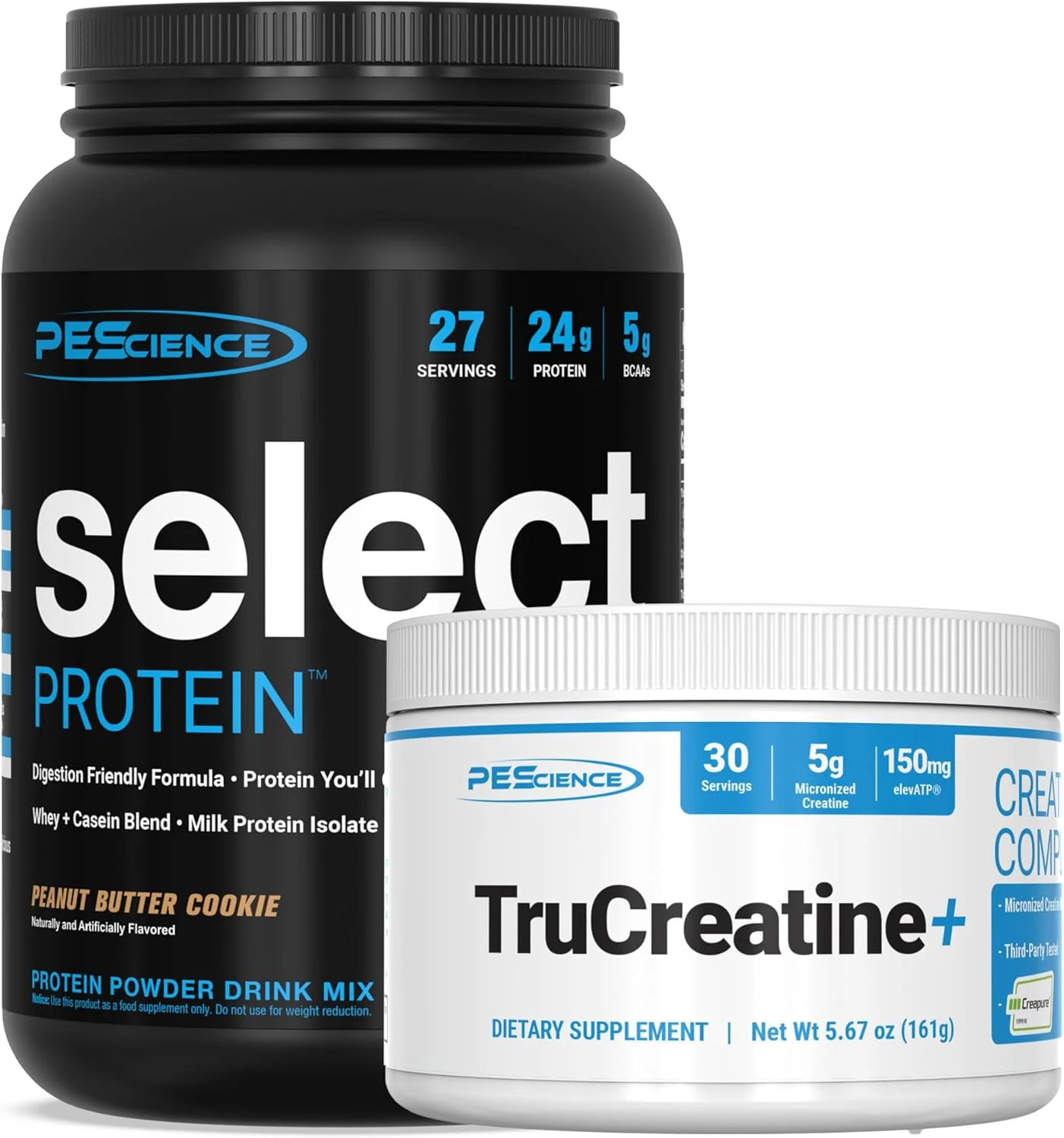 مجموعه افزایش حجم عضلانی PEScience – پودر پروتئین وی + کازئین کم کربوهیدرات Select و کراتین مونوهیدرات Creapure TruCreatine+ – رشد عضلات، ریکاوری و قدرت – طعم کره بادام زمینی و کوکی، ۲۷ سروینگ + ۳۰ سروینگ مجموعه افزایش حجم عضلانی PEScience – پودر پروتئین وی + کازئین کم کربوهیدرات Select و کراتین مونوهیدرات Creapure TruCreatine+ – رشد عضلات، ریکاوری و قدرت – طعم کره بادام زمینی و کوکی، ۲۷ سروینگ + ۳۰ سروینگ