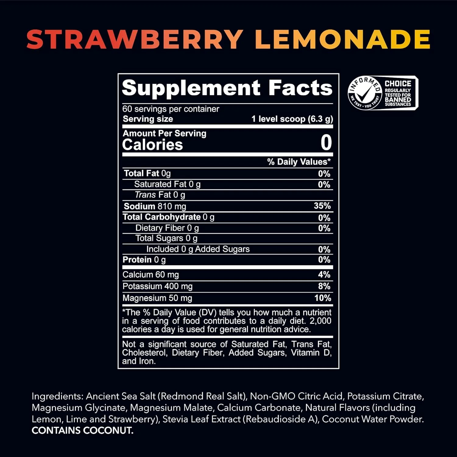 پودر مخلوط الکترولیت آبرسان رِدْموند ری-لایت (لیموناد توت فرنگی)