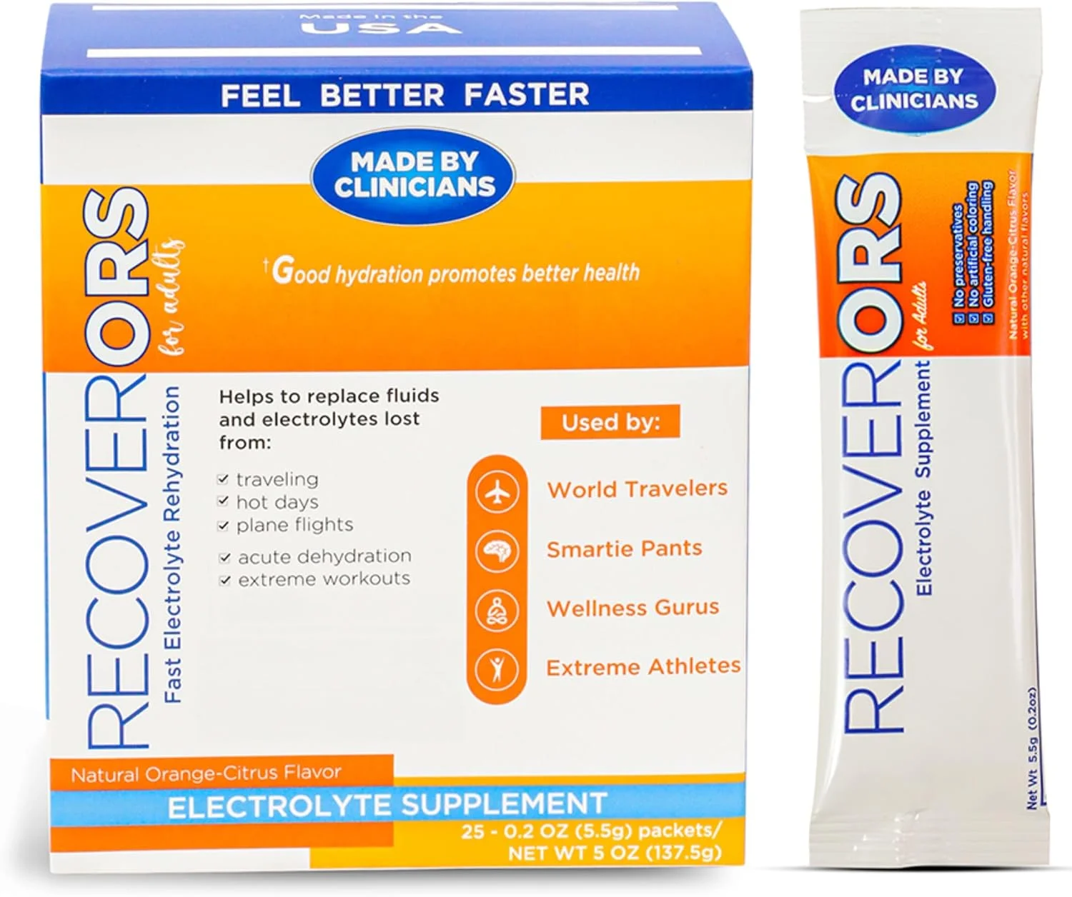 پودر الکترولیت 8 در 1 و تقویت کننده هیدراتاسیون دفاعی ویتامین C، مکمل تقویت کننده پتاسیم و مناسب برای رژیم غذایی کتو، محلول آبرسانی کم کربوهیدرات برای بزرگسالان (بسته 25 عددی)