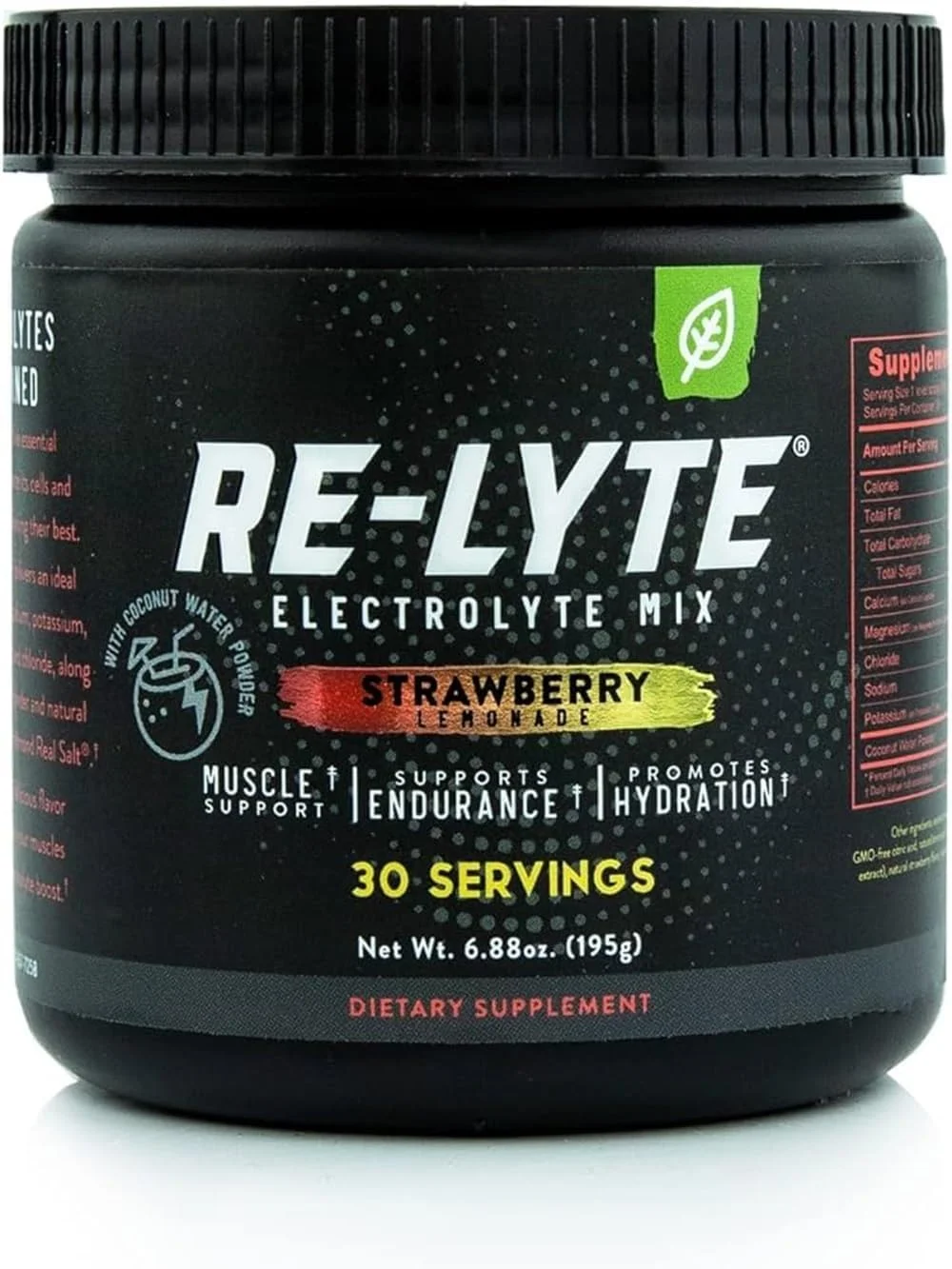 مخلوط نوشیدنی الکترولیت Re-lyte با طعم لیموناد توت فرنگی، 30 سروینگ، 190 گرم