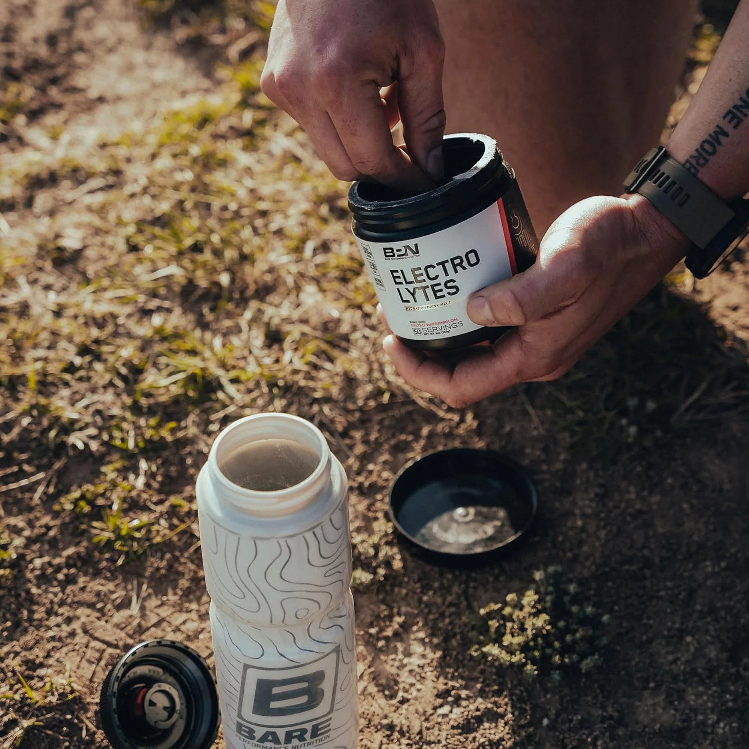 مخلوط نوشیدنی الکترولیت BPN برای هیدراتاسیون | پودر الکترولیت بدون شکر | 500 میلی گرم سدیم در هر وعده | شیرین شده طبیعی | لیمو ترش، 50 سروینگ