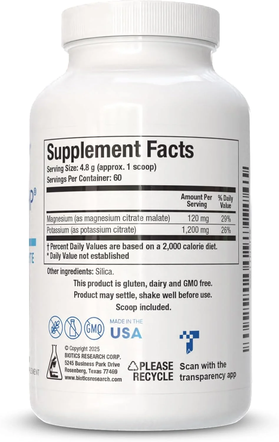 بایوتیکس ریسرچ پتاسیم اچ پی، پتاسیم به همراه منیزیم، فرمول پودری، الکترولیت، پشتیبانی از سلامت قلب و عروق، کلیه و استخوان، ماده معدنی ضروری برای عملکرد عروقی و عضلانی، 10 اونس بایوتیکس ریسرچ پتاسیم اچ پی، پتاسیم به همراه منیزیم، فرمول پودری، الکترولیت، پشتیبانی از سلامت قلب و عروق، کلیه و استخوان، ماده معدنی ضروری برای عملکرد عروقی و عضلانی، 10 اونس