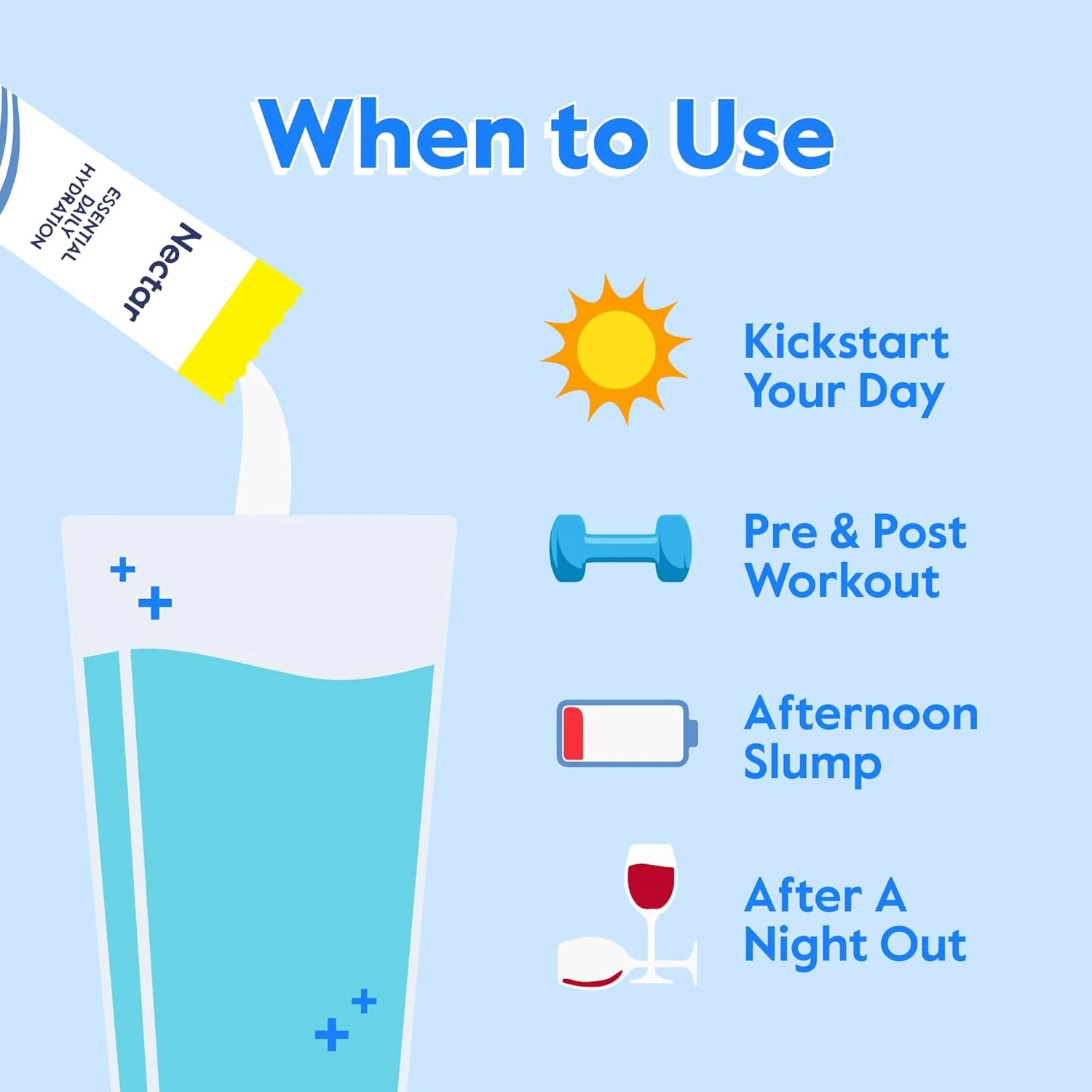 پودر الکترولیت نکتار - بسته های پودری الکترولیت - بدون شکر و 0 کالری - مایع میوه ارگانیک پودر الکترولیت روزانه IV برای رفع کم آبی و آبرسانی مجدد (تنوع گرمسیری 30 بسته)