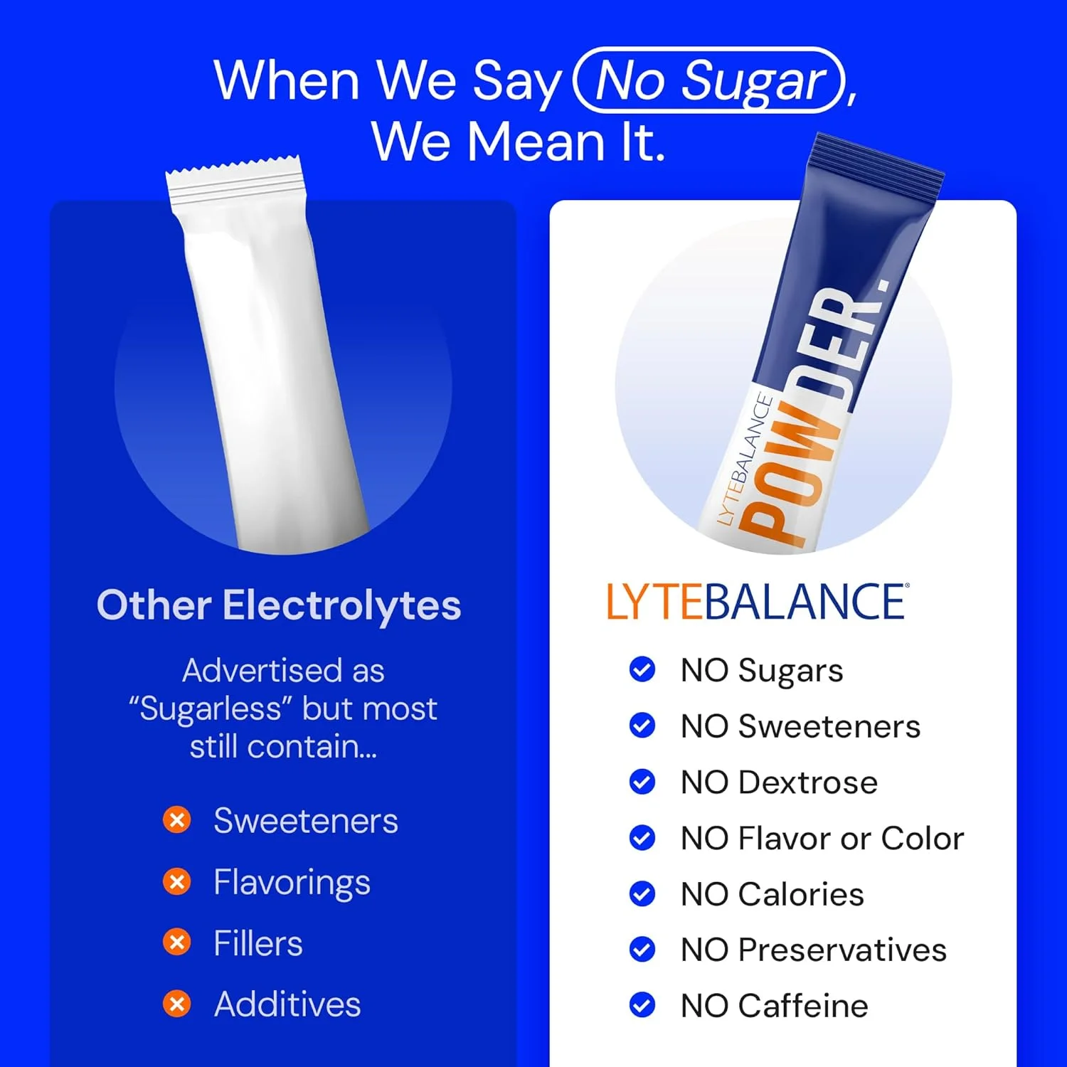 پودر تعادل لایت، 32 بسته دوز دو برابر، مخلوط نوشیدنی الکترولیت طبیعی شور با سدیم، پتاسیم و منیزیم | هیدراتاسیون روزانه، ریکاوری عضلات، پشتیبانی از سیستم ایمنی | کتو، پالئو، بدون شکر