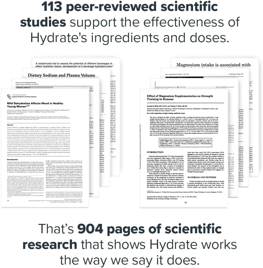 پودر الکترولیت LEGION Hydrate حاوی سدیم، پتاسیم و منیزیم - ترکیب آبرسان بدون شکر برای انرژی و ریکاوری (20 سروینگ، پانچ میوه)