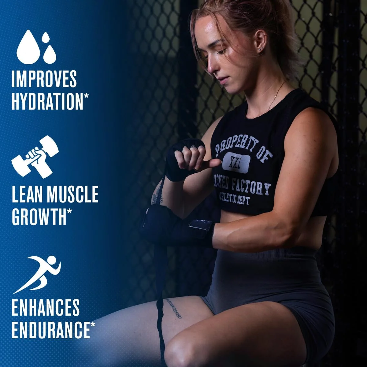 کراتین + الکترولیت جکد فکتوری - کراتین مونوهیدرات با تورین، کلسیم، سدیم و پتاسیم برای افزایش رشد عضلات، قدرت، هیدراتاسیون و استقامت - 50 سروینگ، هلو انبه