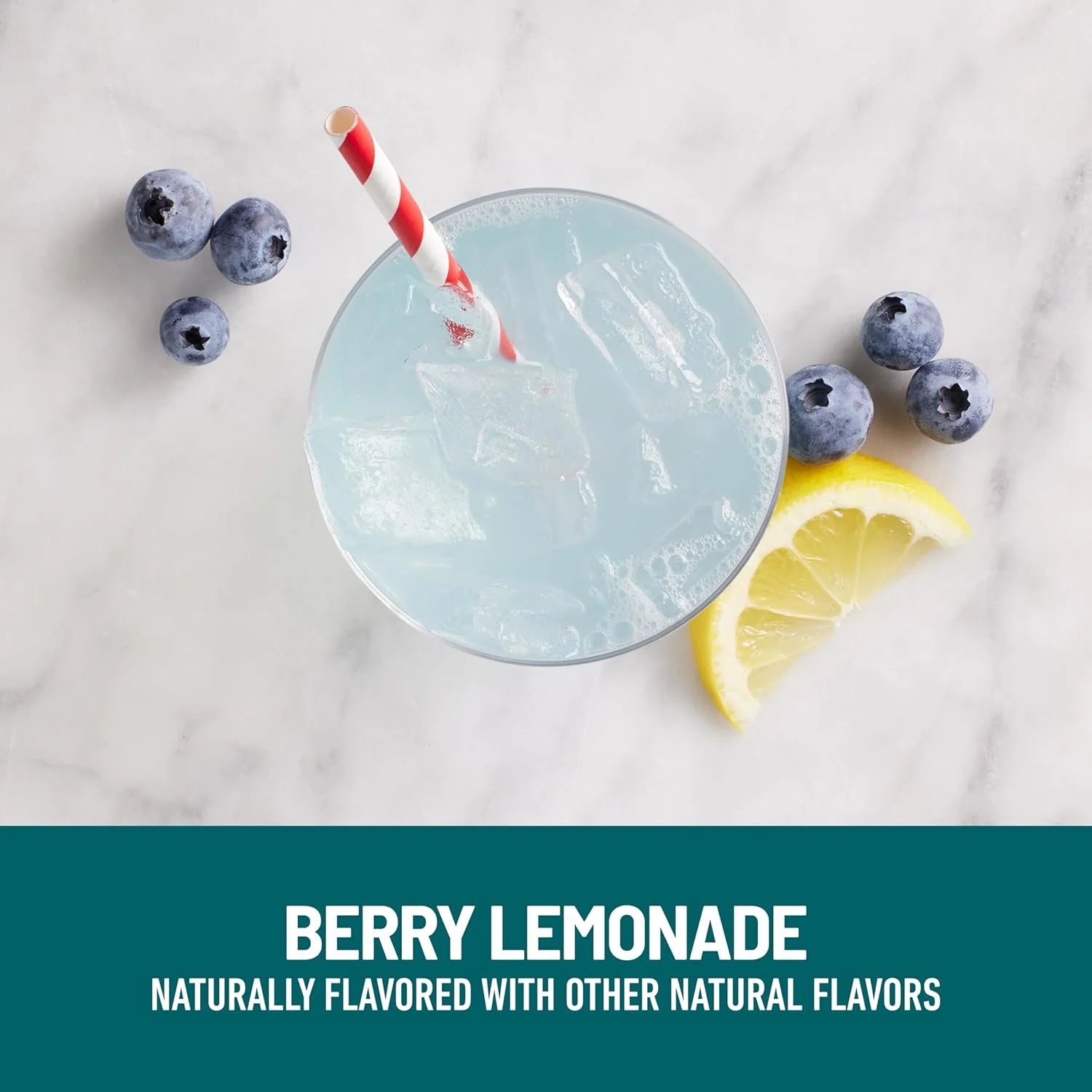 پودر مخلوط نوشیدنی آبرسان SlimFast، الکترولیت ها، بسته های مخلوط نوشیدنی، پودر، مخلوط نوشیدنی پودری انرژی زا، کافئین، الکترولیت ها برای آبرسانی، طعم بری لموناد (12 عدد)