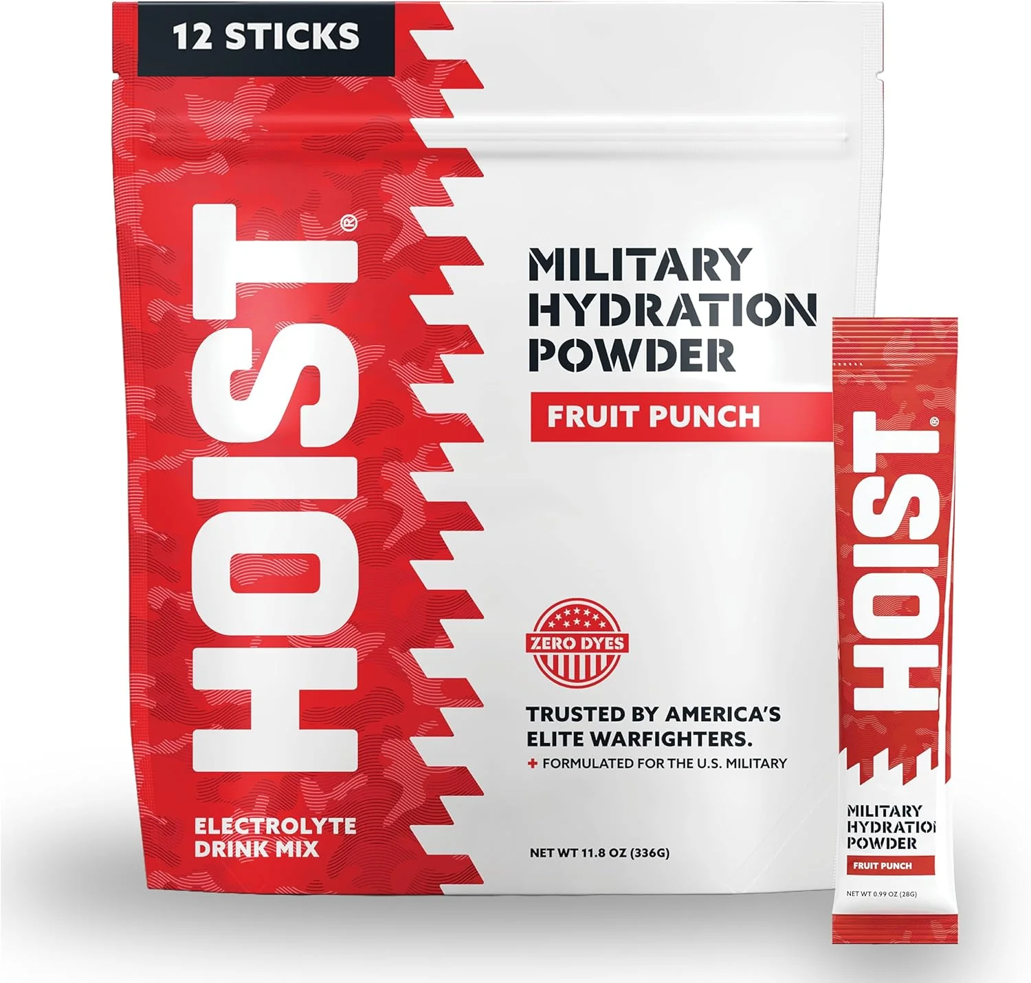 پودر مخلوط نوشیدنی الکترولیت HOIST – آبرسانی سریع، فرمول آبرسانی نظامی – پانچ میوه (12 بسته تک نفره) پودر مخلوط نوشیدنی الکترولیت HOIST – آبرسانی سریع، فرمول آبرسانی نظامی – پانچ میوه (12 بسته تک نفره)