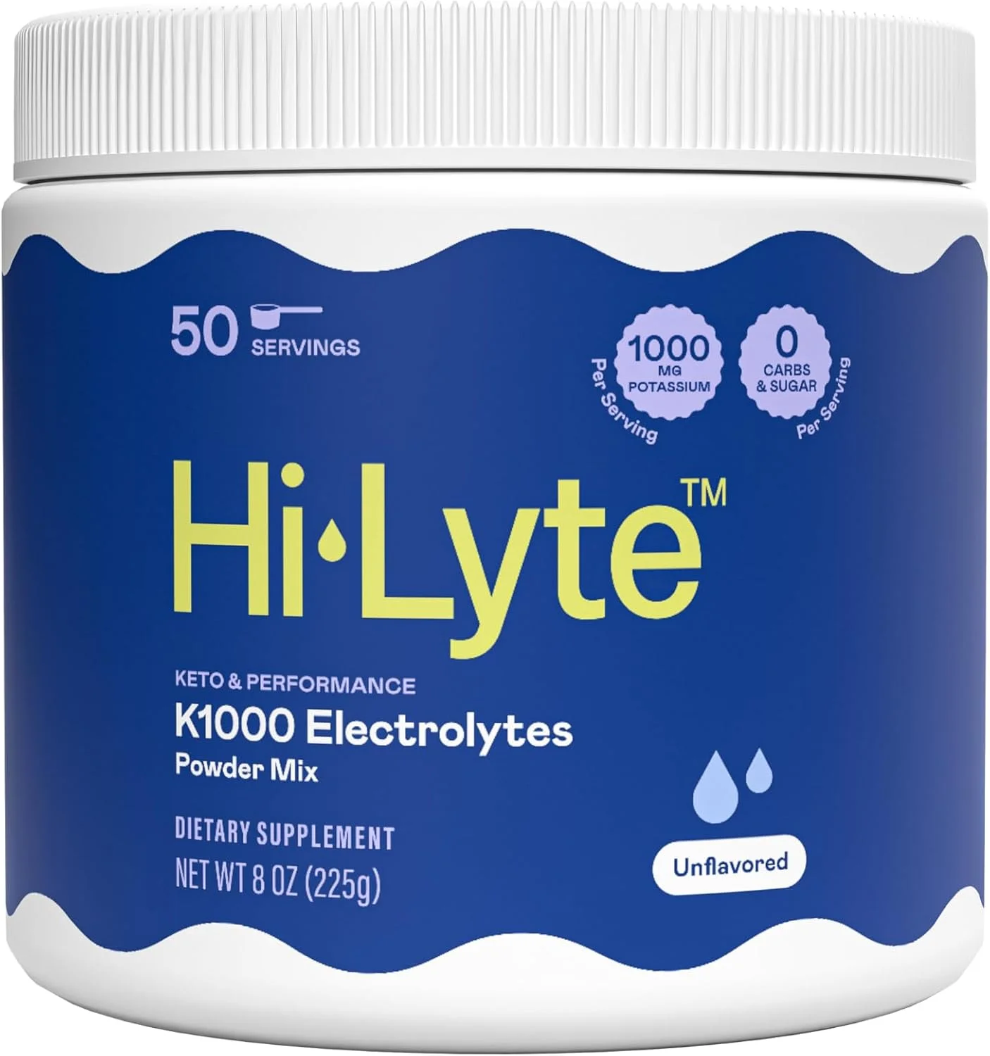 پودر مخلوط الکترولیت Hi-Lyte K1000 بدون طعم، مناسب برای کتو و عملکرد، 50 سروینگ پودر مخلوط الکترولیت Hi-Lyte K1000 بدون طعم، مناسب برای کتو و عملکرد، 50 سروینگ