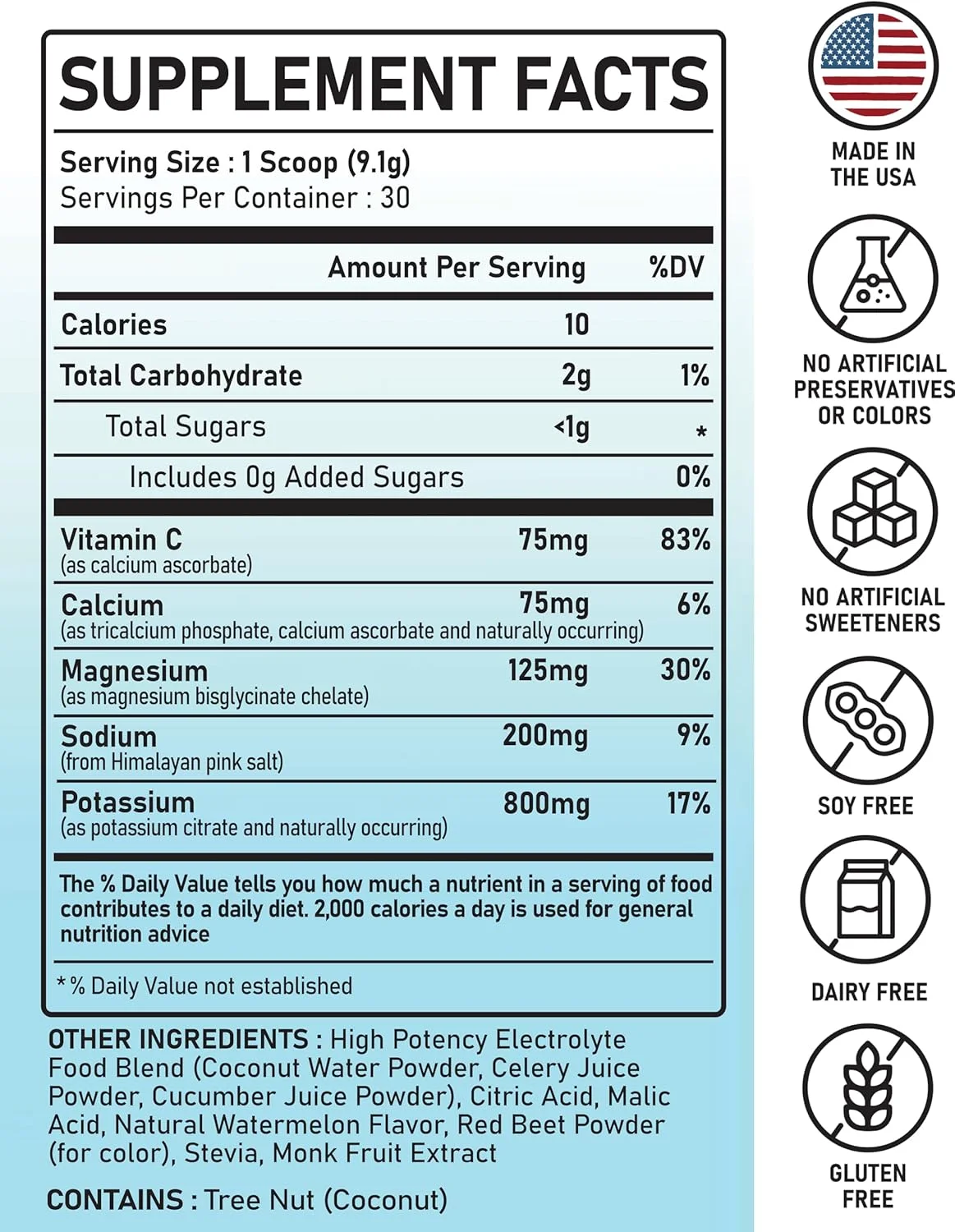 پودر الکترولیت برای هیدراتاسیون | غذای واقعی با قدرت بالا | هندوانه 30 سروینگ | پودر الکترولیت با قدرت بالا | مخلوط نوشیدنی هیدراتاسیون | مکمل الکترولیت با پتاسیم، منیزیم، کلسیم پودر الکترولیت برای هیدراتاسیون | غذای واقعی با قدرت بالا | هندوانه 30 سروینگ | پودر الکترولیت با قدرت بالا | مخلوط نوشیدنی هیدراتاسیون | مکمل الکترولیت با پتاسیم، منیزیم، کلسیم
