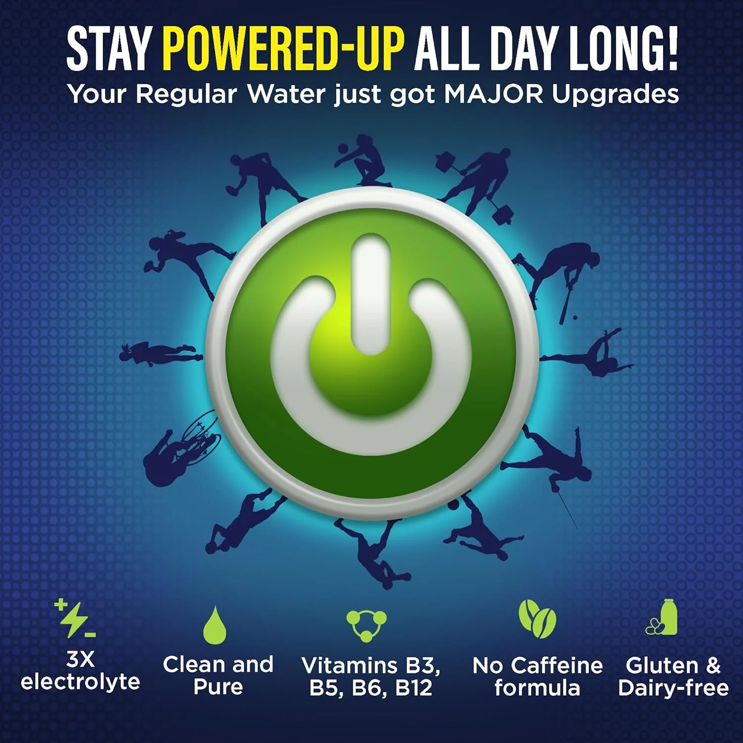 مخلوط نوشیدنی پشتیبانی از هیدراتاسیون GuruNanda Hydramate - بسته های پودر الکترولیت برای کم آبی، ورزش و انرژی - بدون شیرین کننده های افزوده، غیر GMO، طعم طبیعی لیمو ترش - 24 عدد (هر کدام 0.56 اونس) مخلوط نوشیدنی پشتیبانی از هیدراتاسیون GuruNanda Hydramate - بسته های پودر الکترولیت برای کم آبی، ورزش و انرژی - بدون شیرین کننده های افزوده، غیر GMO، طعم طبیعی لیمو ترش - 24 عدد (هر کدام 0.56 اونس)