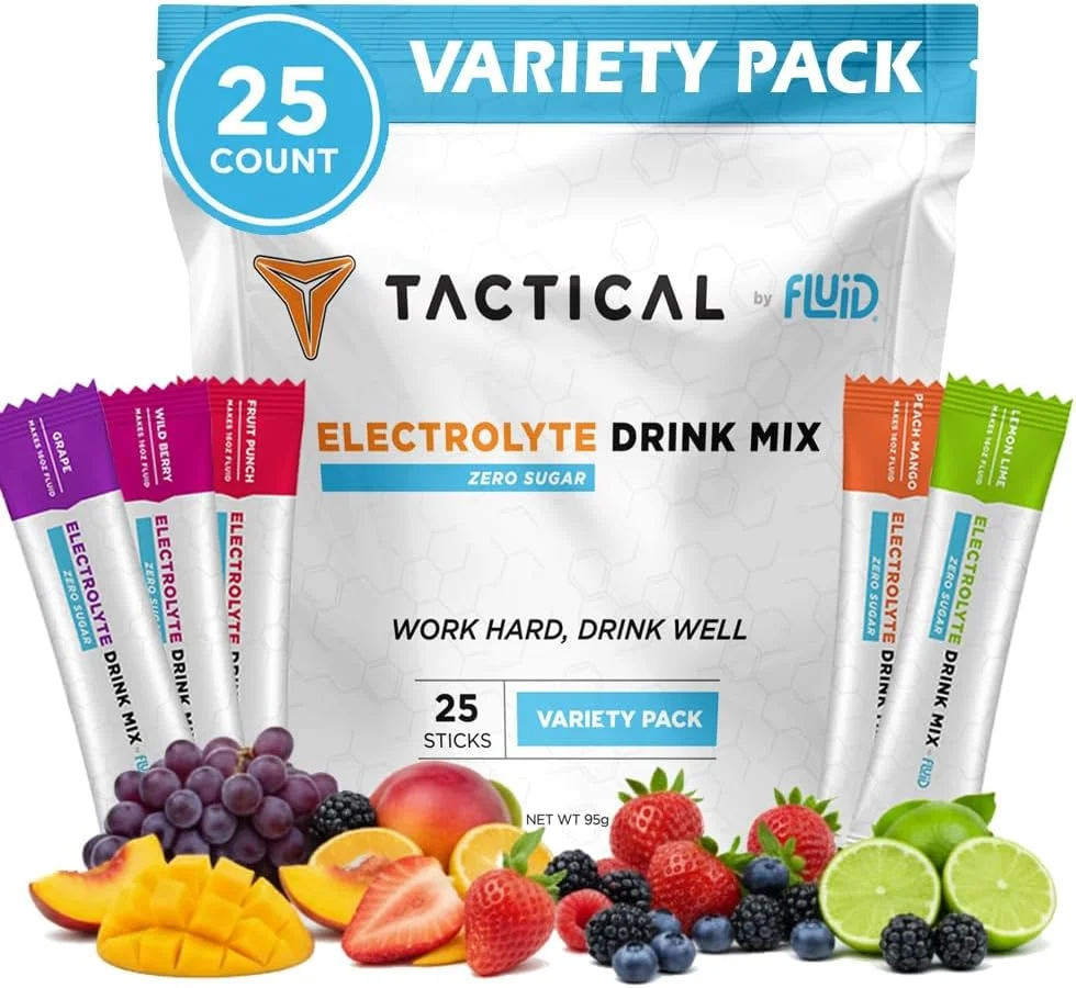 پودر الکترولیت بدون قند فلوید تاکتیکال - بسته 25 عددی طعم های متنوع - مخلوط نوشیدنی آماده مصرف - آبرسانی فوق العاده پودر الکترولیت بدون قند فلوید تاکتیکال - بسته 25 عددی طعم های متنوع - مخلوط نوشیدنی آماده مصرف - آبرسانی فوق العاده