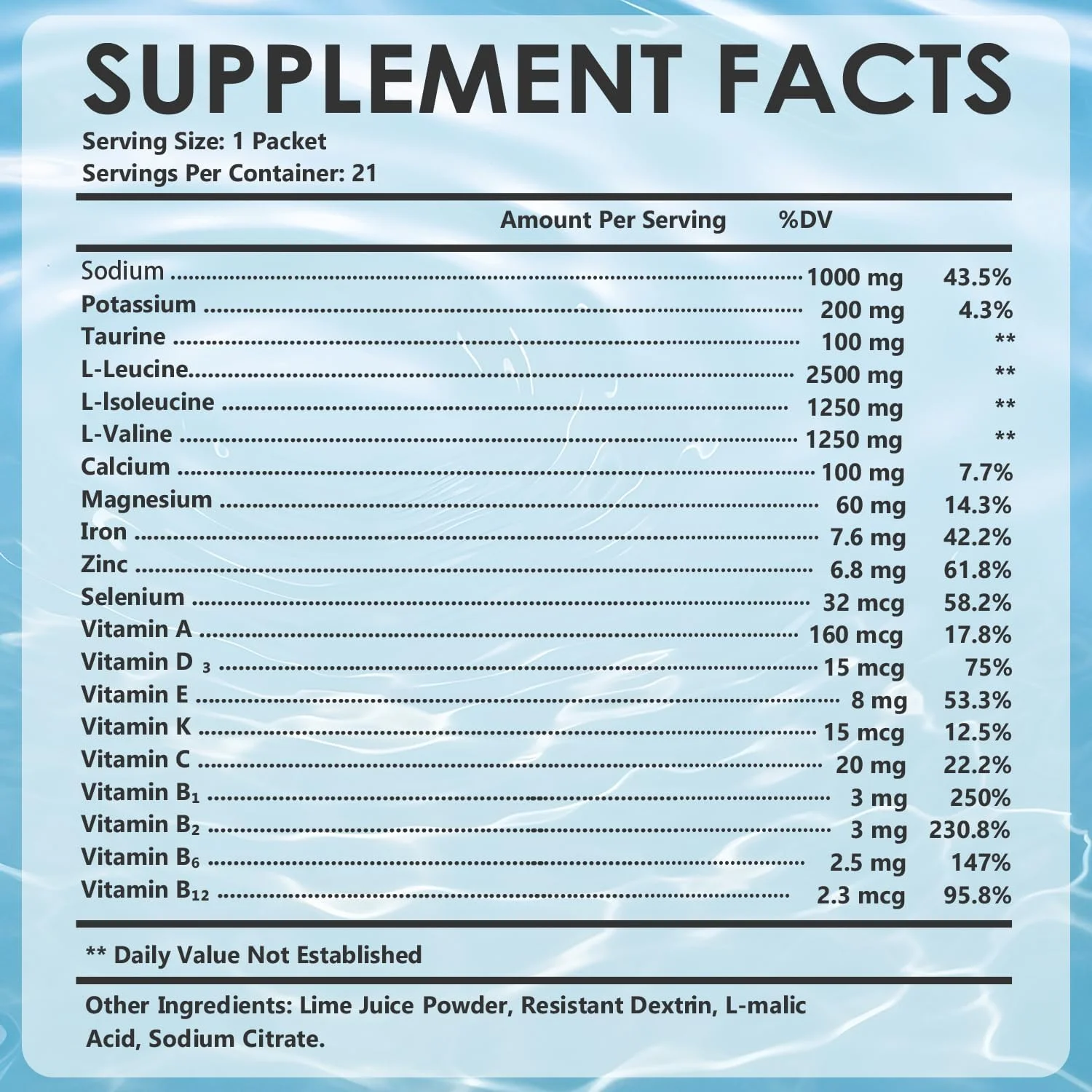 پودر الکترولیت DR.YES حاوی پتاسیم، سدیم، روی و ویتامین ها، آبرسانی سریع و تقویت کننده انرژی، بدون شکر و صفر کالری، مناسب برای کتو، وگان، (20 بسته) پودر الکترولیت DR.YES حاوی پتاسیم، سدیم، روی و ویتامین ها، آبرسانی سریع و تقویت کننده انرژی، بدون شکر و صفر کالری، مناسب برای کتو، وگان، (20 بسته)