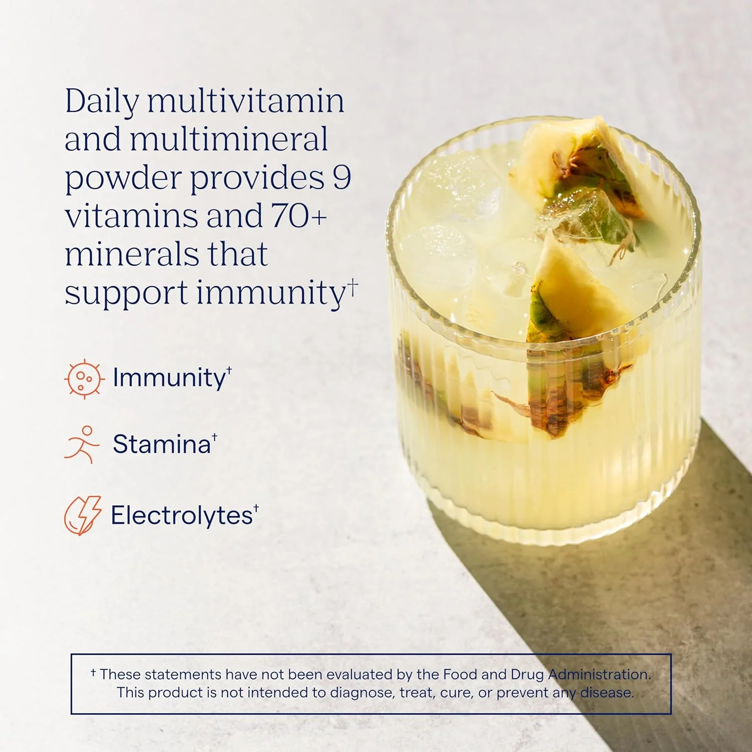 پاور پک مولتی ویتامین و مولتی مینرال تریس مینرالز - پشتیبانی الکترولیت - 1200 میلی گرم ویتامین C به همراه 70+ مواد معدنی کمیاب - طعم آناناس نارگیل - 30 بسته پاور پک مولتی ویتامین و مولتی مینرال تریس مینرالز - پشتیبانی الکترولیت - 1200 میلی گرم ویتامین C به همراه 70+ مواد معدنی کمیاب - طعم آناناس نارگیل - 30 بسته