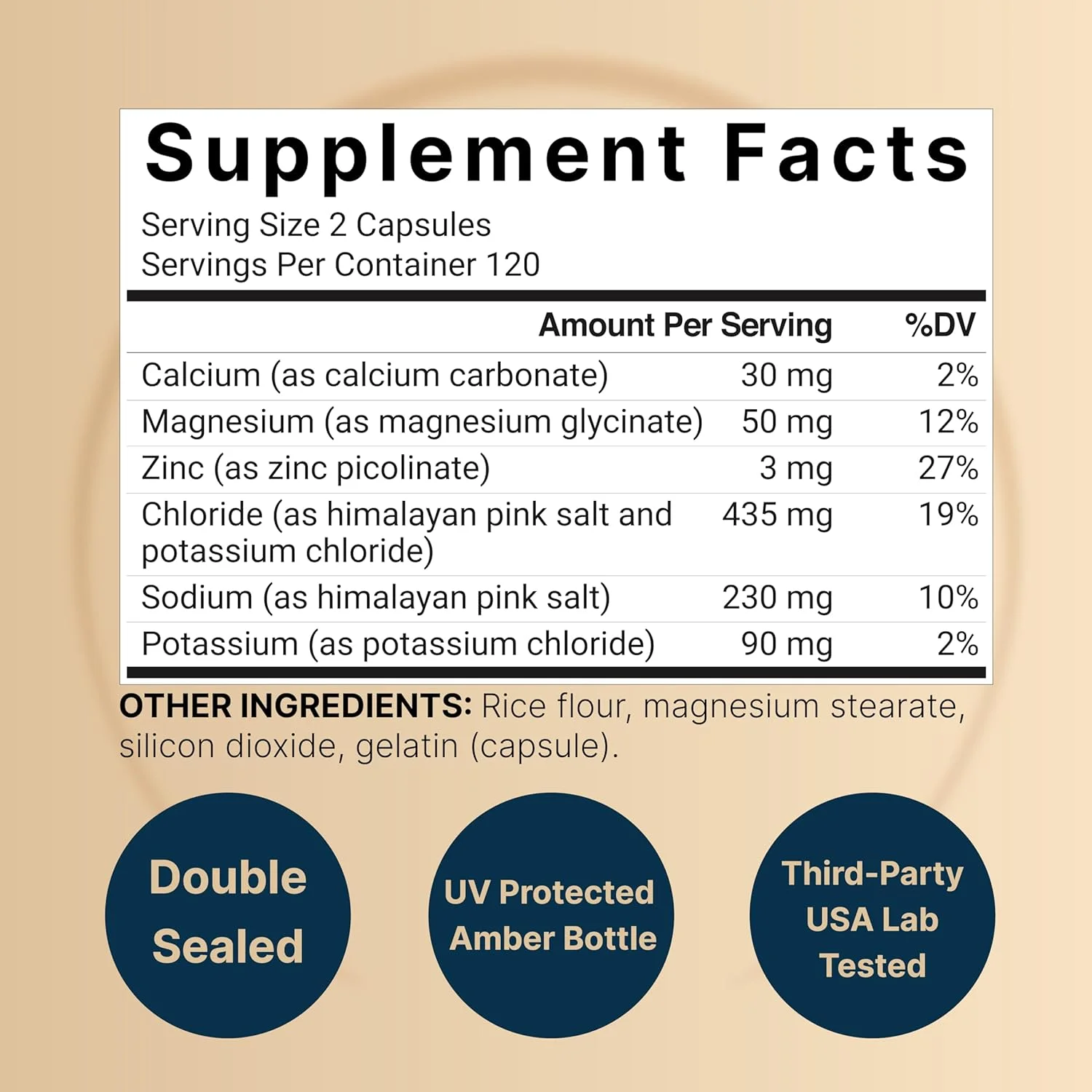 کپسول های پیشرفته الکترولیت، 240 عدد | کپسول های نمک با الکترولیت برای آبرسانی سریع | ساخته شده با نمک صورتی هیمالیا، سدیم، پتاسیم، منیزیم و موارد دیگر - کتو، بدون طعم، بدون شکر، غیر GMO کپسول های پیشرفته الکترولیت، 240 عدد | کپسول های نمک با الکترولیت برای آبرسانی سریع | ساخته شده با نمک صورتی هیمالیا، سدیم، پتاسیم، منیزیم و موارد دیگر - کتو، بدون طعم، بدون شکر، غیر GMO