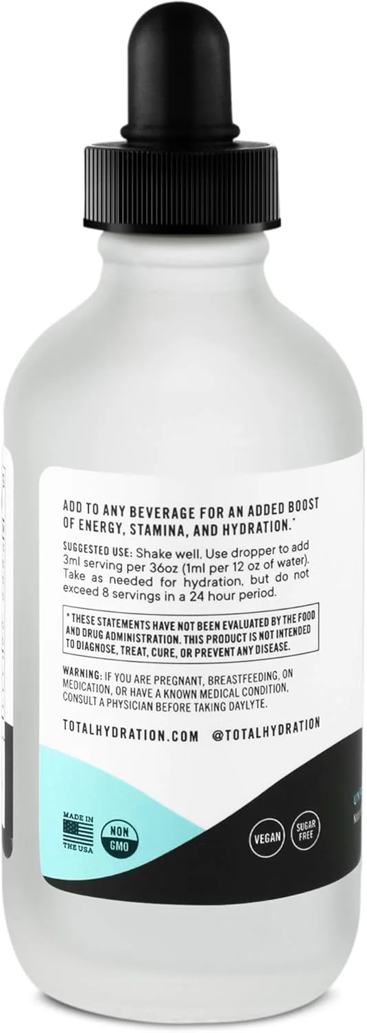 قطره های الکترولیت Daylyte، بدون طعم، مکمل آبرسانی روزانه بدون شکر با منیزیم، کلسیم و روی (39 سروینگ) قطره های الکترولیت Daylyte، بدون طعم، مکمل آبرسانی روزانه بدون شکر با منیزیم، کلسیم و روی (39 سروینگ)