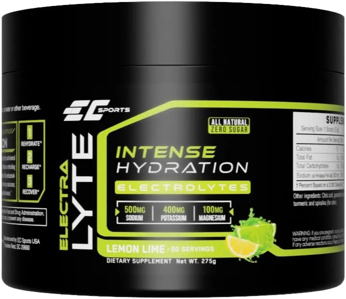 مکمل پودر الکترولیت EC Sports ElectraLyte - نوشیدنی ترکیبی الکترولیت بدون قند برای هیدراتاسیون مواد معدنی - عصاره میوه های واقعی و پودر الکترولیت ممتاز - 50 سروینگ مکمل پودر الکترولیت EC Sports ElectraLyte - نوشیدنی ترکیبی الکترولیت بدون قند برای هیدراتاسیون مواد معدنی - عصاره میوه های واقعی و پودر الکترولیت ممتاز - 50 سروینگ