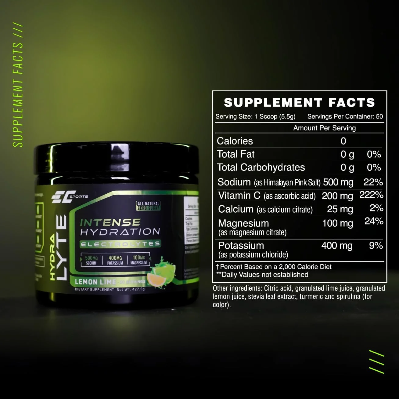 مکمل پودر الکترولیت EC Sports ElectraLyte - نوشیدنی ترکیبی الکترولیت بدون قند برای هیدراتاسیون مواد معدنی - عصاره میوه های واقعی و پودر الکترولیت ممتاز - 50 سروینگ مکمل پودر الکترولیت EC Sports ElectraLyte - نوشیدنی ترکیبی الکترولیت بدون قند برای هیدراتاسیون مواد معدنی - عصاره میوه های واقعی و پودر الکترولیت ممتاز - 50 سروینگ