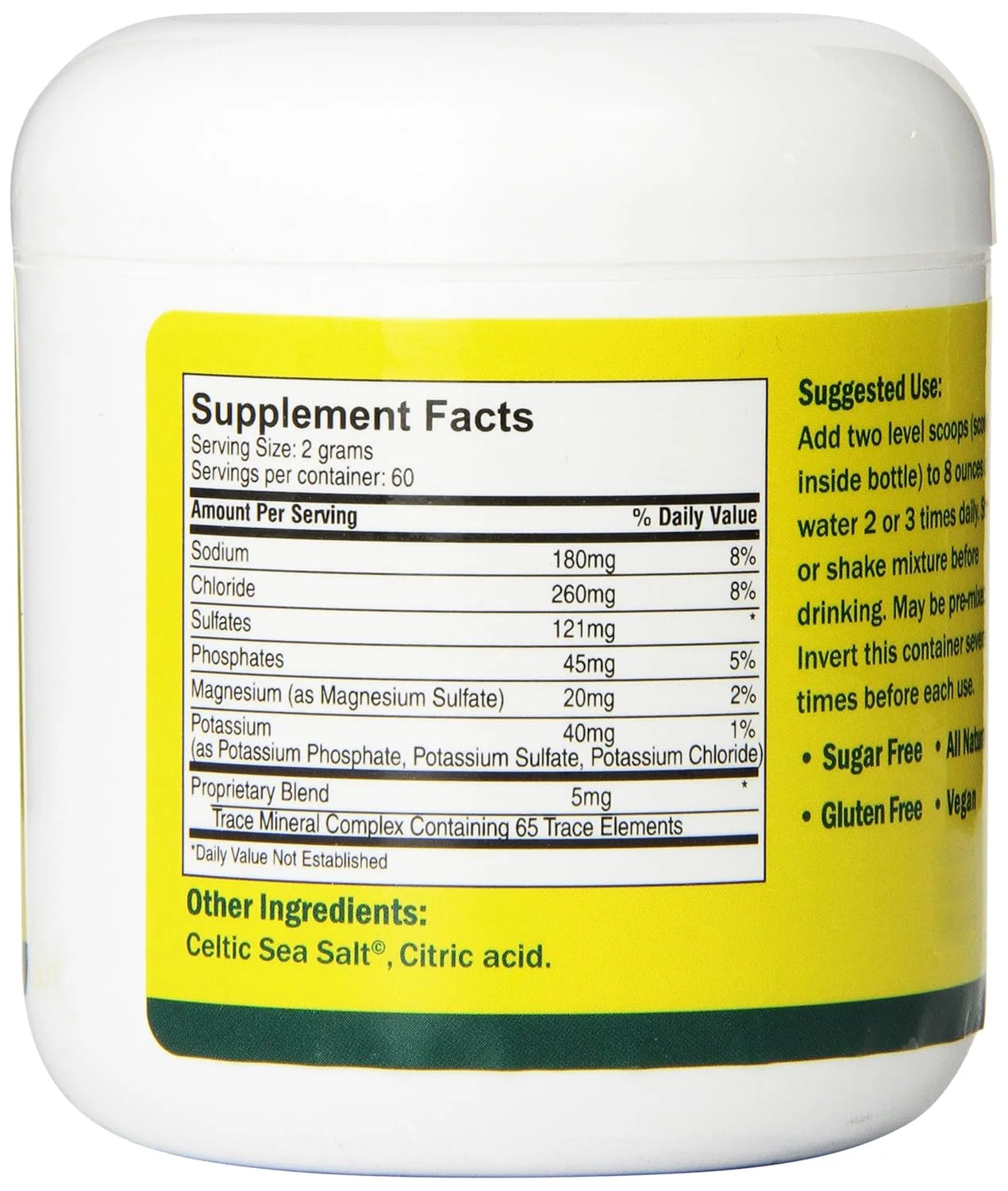 پودر نوشیدنی الکترولیت دریایی سلتیک، 119 گرم پودر نوشیدنی الکترولیت دریایی سلتیک، 119 گرم