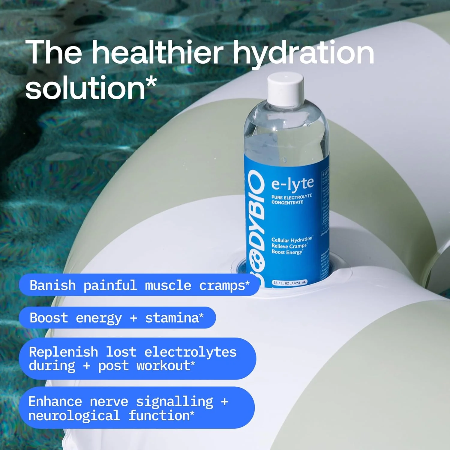 مایع الکترولیت BodyBio e-Lyte - کنسانتره الکترولیت مایع برای آبرسانی پاک، انرژی و تسکین گرفتگی عضلات - بدون شکر، بدون طعم دهنده های مصنوعی، بدون مواد افزودنی، مناسب برای کتو مایع الکترولیت BodyBio e-Lyte - کنسانتره الکترولیت مایع برای آبرسانی پاک، انرژی و تسکین گرفتگی عضلات - بدون شکر، بدون طعم دهنده های مصنوعی، بدون مواد افزودنی، مناسب برای کتو