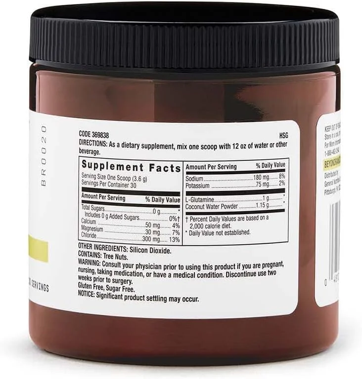 پودر الکترولیت آزمایشگاهی BEYOND RAW Chemistry Labs، فاقد گلوتن و شکر، مخلوط نوشیدنی الکترولیتی، پشتیبانی از عملکرد و هیدراتاسیون، 30 سروینگ پودر الکترولیت آزمایشگاهی BEYOND RAW Chemistry Labs، فاقد گلوتن و شکر، مخلوط نوشیدنی الکترولیتی، پشتیبانی از عملکرد و هیدراتاسیون، 30 سروینگ