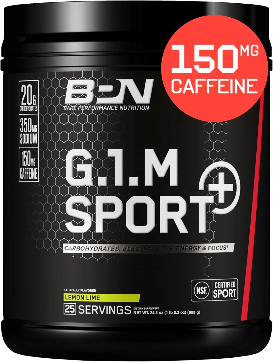 مکمل ورزشی پیش از تمرین استقامت BARE PERFORMANCE NUTRITION G.1.M Sport+ - لیمو ترش | 25 سروینگ | 20 گرم کربوهیدرات، 350 میلی گرم سدیم، 150 میلی گرم کافئین | الکترولیت ها، نوتروپیک ها و کلاستر دکسترین® برای انرژی و تمرکز مکمل ورزشی پیش از تمرین استقامت BARE PERFORMANCE NUTRITION G.1.M Sport+ - لیمو ترش | 25 سروینگ | 20 گرم کربوهیدرات، 350 میلی گرم سدیم، 150 میلی گرم کافئین | الکترولیت ها، نوتروپیک ها و کلاستر دکسترین® برای انرژی و تمرکز