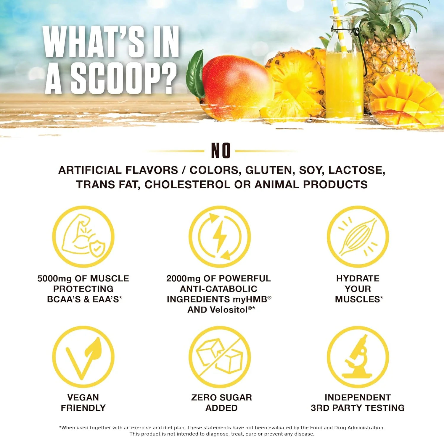 مخلوط نوشیدنی الکترولیت آبرسان حین تمرین آمبروزیا هیدروگلیف | پودر الکترولیت بدون شکر با آمینو اسیدها | پشتیبانی از عضله سازی در طول روزه داری | 30 سروینگ | آناناس انبه مخلوط نوشیدنی الکترولیت آبرسان حین تمرین آمبروزیا هیدروگلیف | پودر الکترولیت بدون شکر با آمینو اسیدها | پشتیبانی از عضله سازی در طول روزه داری | 30 سروینگ | آناناس انبه