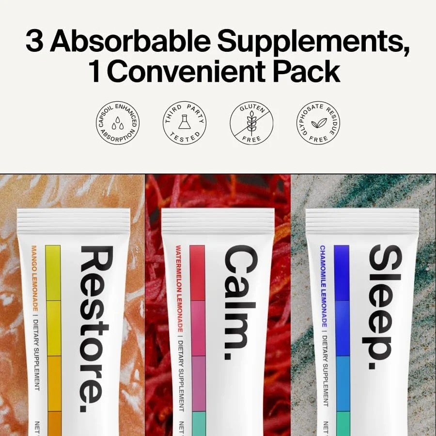 مجموعه متنوع شرکت جذب – مخلوط نوشیدنی مکمل برای کمک به خواب، بازیابی الکترولیت و آرامش - بابونه، انبه و لیموناد هندوانه – مکمل های با قابلیت جذب بالا - 21 سروینگ (21 عدد) مجموعه متنوع شرکت جذب – مخلوط نوشیدنی مکمل برای کمک به خواب، بازیابی الکترولیت و آرامش - بابونه، انبه و لیموناد هندوانه – مکمل های با قابلیت جذب بالا - 21 سروینگ (21 عدد)