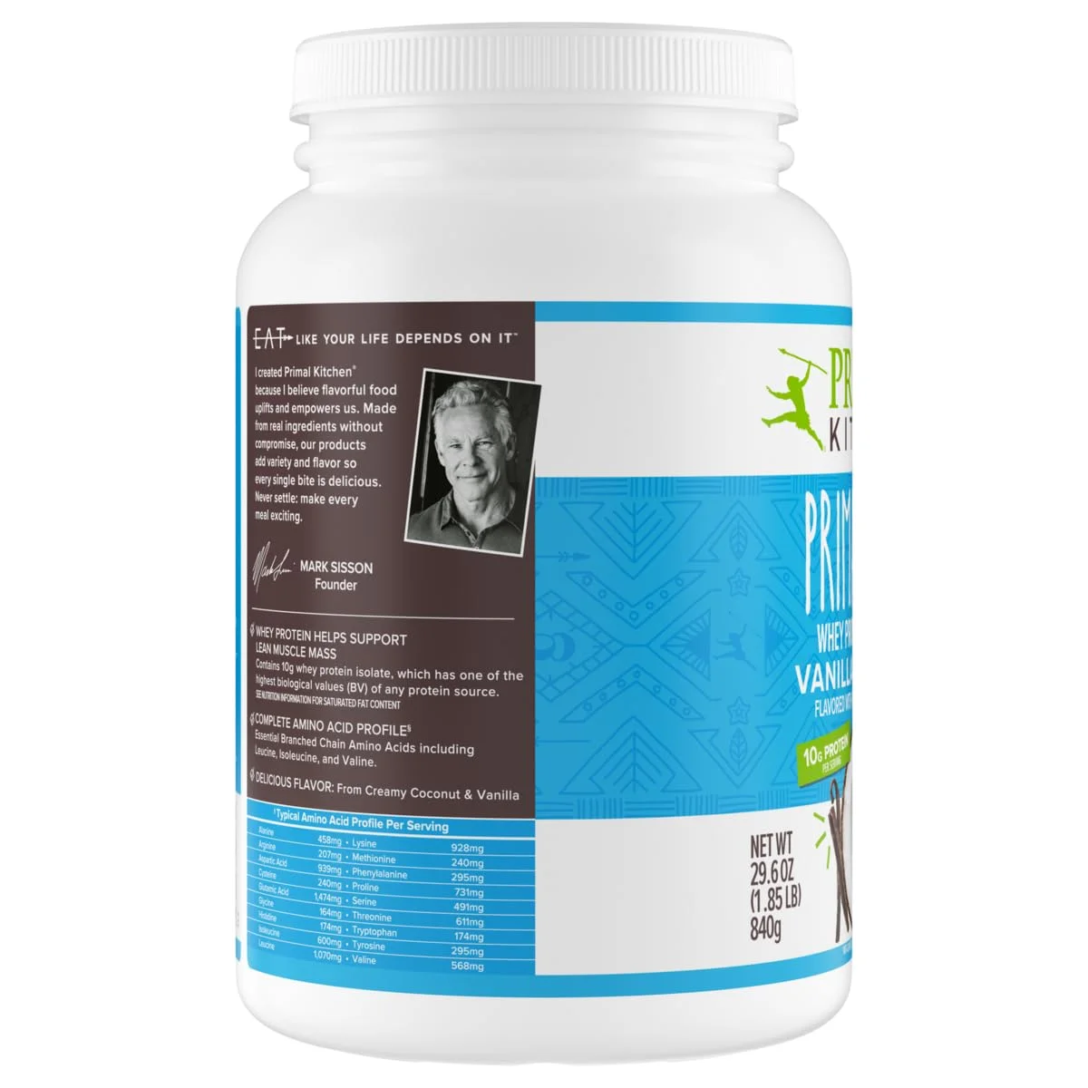 پودر نوشیدنی پروتئین وی نارگیل وانیلی Primal Kitchen Primal Fuel، بدون گلوتن و سویا، 1.85 پوند پودر نوشیدنی پروتئین وی نارگیل وانیلی Primal Kitchen Primal Fuel، بدون گلوتن و سویا، 1.85 پوند