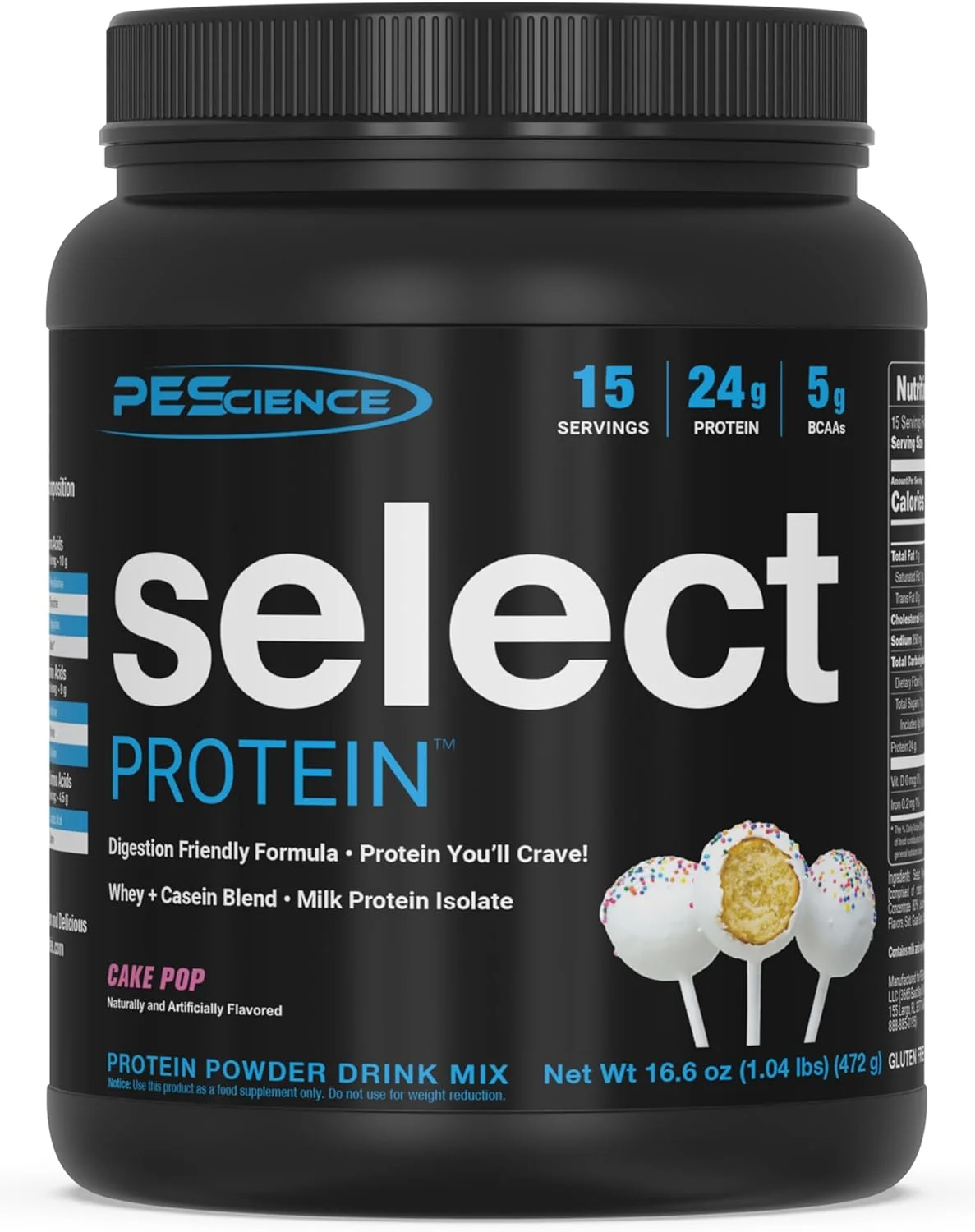 پودر پروتئین سلکت PEScience، مخلوط وی و کازئین، پودر پروتئین تمیز برای زنان و مردان، کم کالری، کم کربوهیدرات، مناسب برای کتو، بدون گلوتن - کیک پاپ - 15 سروینگ پودر پروتئین سلکت PEScience، مخلوط وی و کازئین، پودر پروتئین تمیز برای زنان و مردان، کم کالری، کم کربوهیدرات، مناسب برای کتو، بدون گلوتن - کیک پاپ - 15 سروینگ