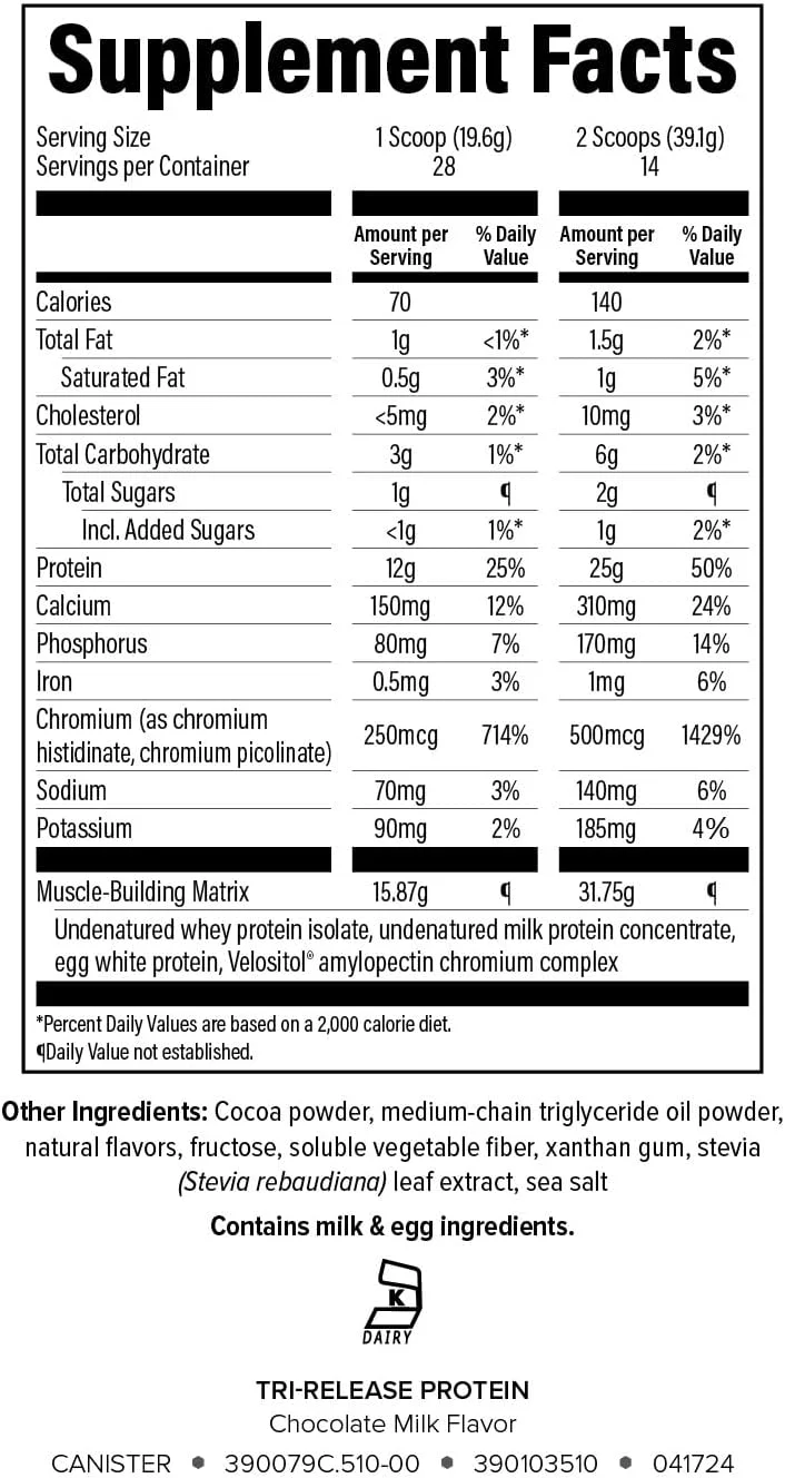 پروتئین سه مرحله ای ایزوژنیکس - فرمول پیشرفته ریکاوری عضلات - 25 گرم پروتئین در هر وعده - پشتیبانی از رشد، ترمیم و عملکرد عضلات - بدون گلوتن، کوشر، غیر تراریخته - طعم لذیذ - شیر شکلاتی - قوطی 547 گرمی پروتئین سه مرحله ای ایزوژنیکس - فرمول پیشرفته ریکاوری عضلات - 25 گرم پروتئین در هر وعده - پشتیبانی از رشد، ترمیم و عملکرد عضلات - بدون گلوتن، کوشر، غیر تراریخته - طعم لذیذ - شیر شکلاتی - قوطی 547 گرمی