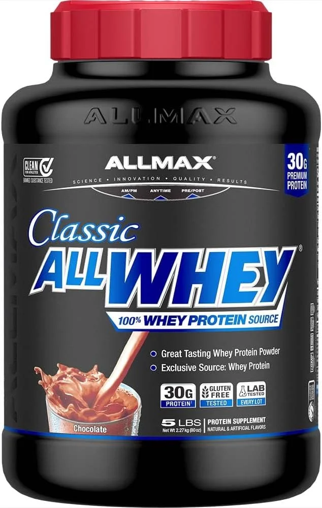 آل وی کلاسیک AllMax Nutrition، شکلاتی، ۲.۲۷ کیلوگرم آل وی کلاسیک AllMax Nutrition، شکلاتی، ۲.۲۷ کیلوگرم
