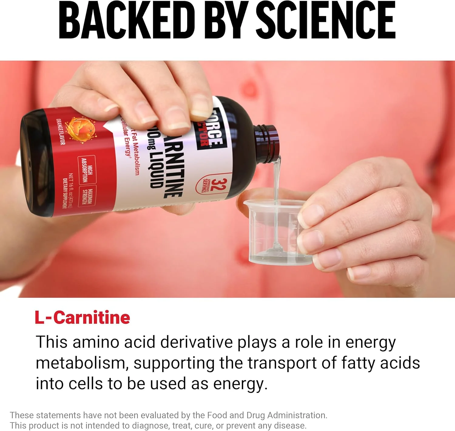 مایع ال-کارنیتین فورس فکتور 3000 میلی گرم، مکمل با حداکثر قدرت برای پشتیبانی از متابولیسم چربی، انرژی سلولی و ریکاوری عضلات، جذب بالا، غیر GMO، طعم پرتقال، بطری 473 میلی لیتری مایع ال-کارنیتین فورس فکتور 3000 میلی گرم، مکمل با حداکثر قدرت برای پشتیبانی از متابولیسم چربی، انرژی سلولی و ریکاوری عضلات، جذب بالا، غیر GMO، طعم پرتقال، بطری 473 میلی لیتری