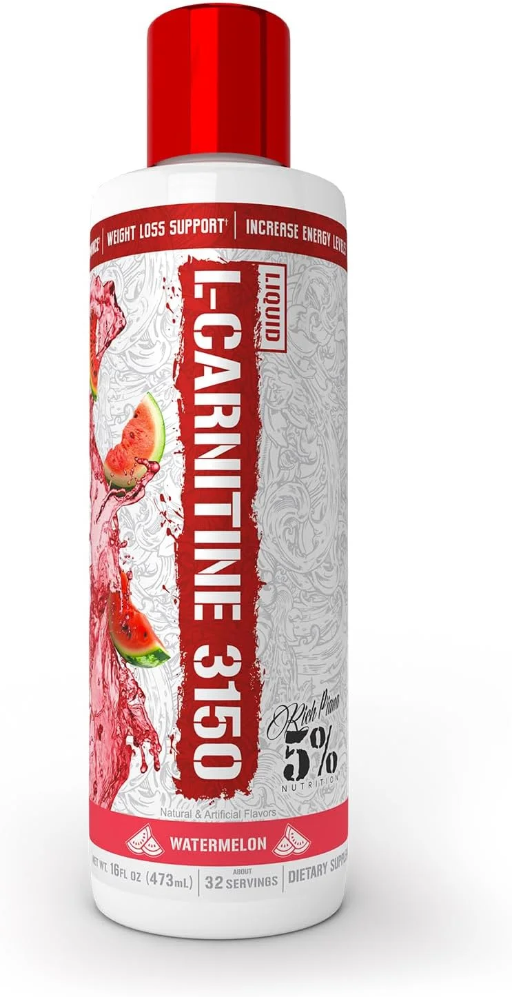 ال-کارنیتین مایع ریچ پیانا 3150 از 5% نوتریشن | ترکیب ممتاز 4 منبع + GBB، سوپر کارنیتین (آبنبات هندوانه) ال-کارنیتین مایع ریچ پیانا 3150 از 5% نوتریشن | ترکیب ممتاز 4 منبع + GBB، سوپر کارنیتین (آبنبات هندوانه)